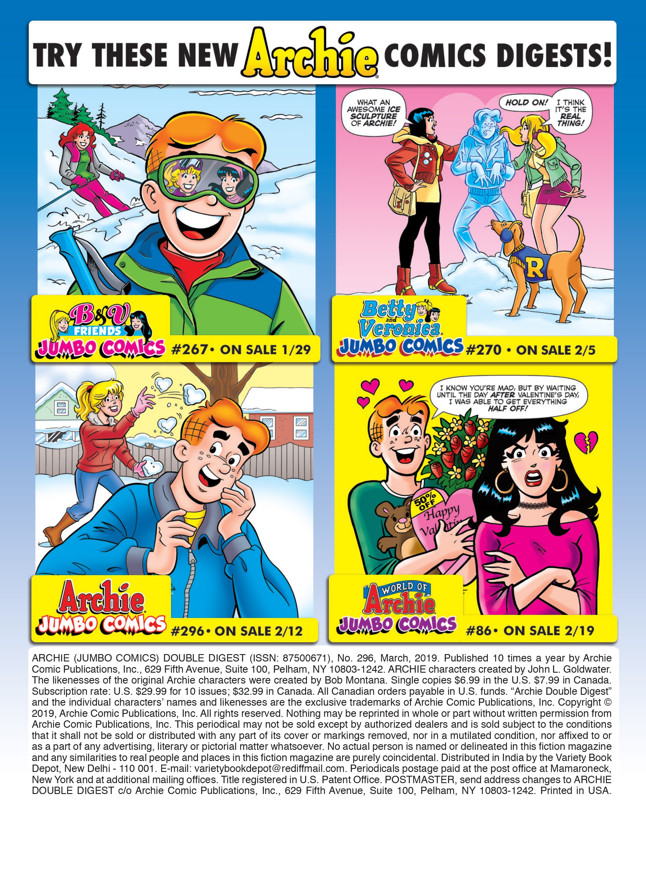 Read online Archie's Double Digest Magazine comic -  Issue #296 - 182