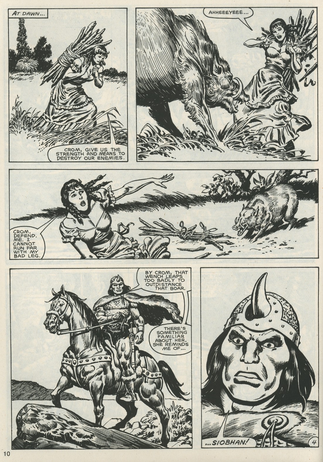 Read online The Savage Sword Of Conan comic -  Issue #119 - 10