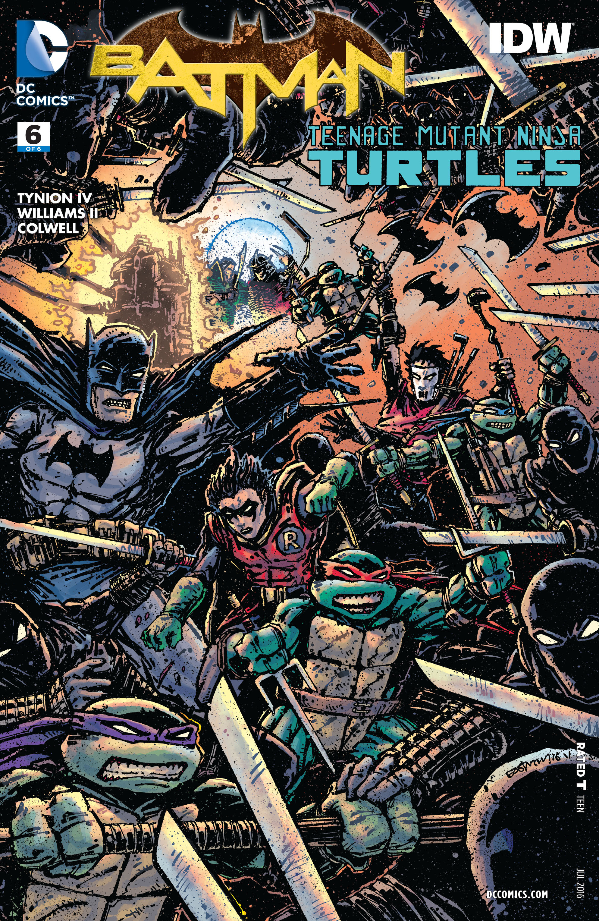 Read online Batman/Teenage Mutant Ninja Turtles comic -  Issue #6 - 3