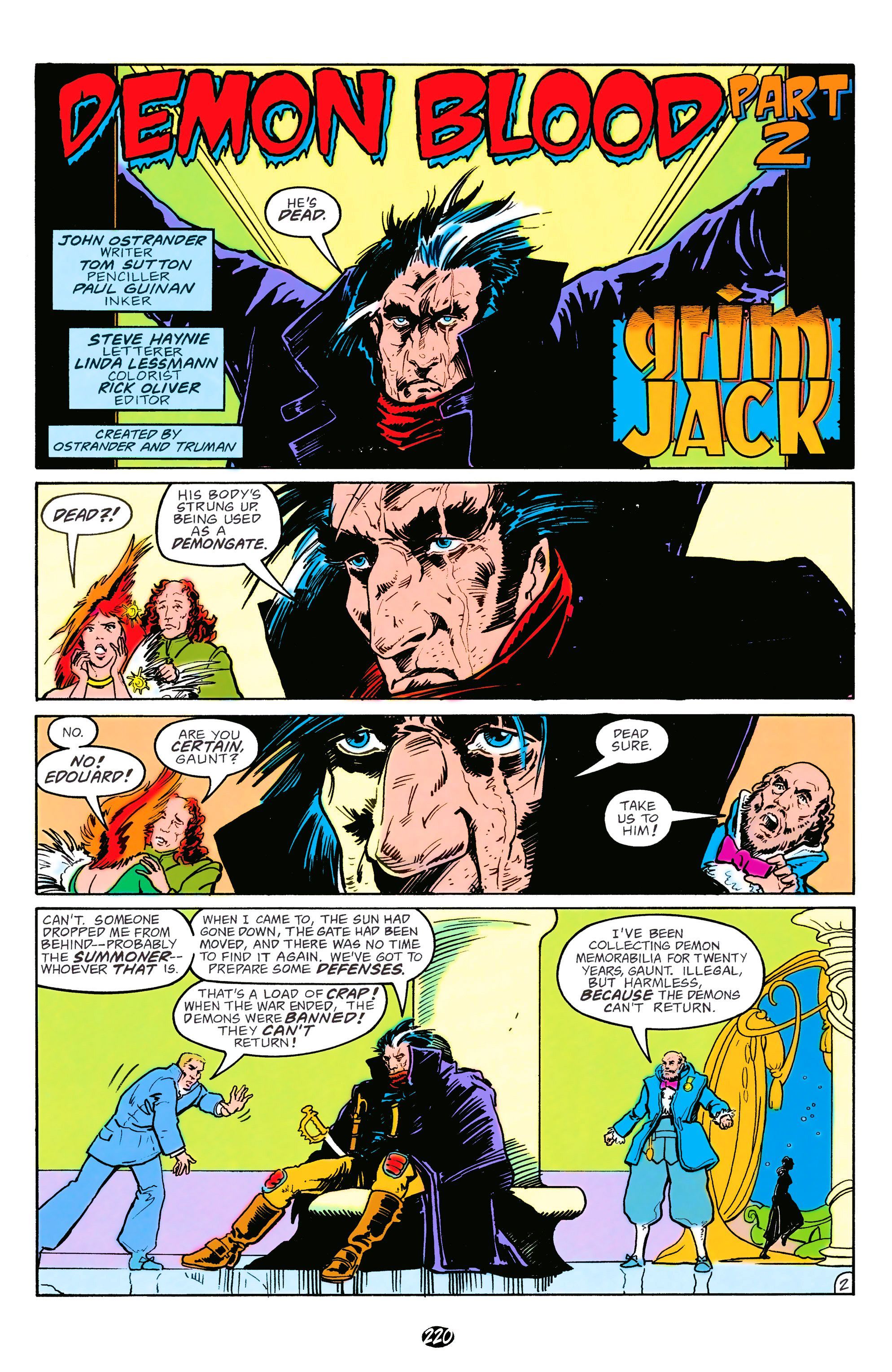 Read online Grimjack comic -  Issue # _TPB 2 - 219