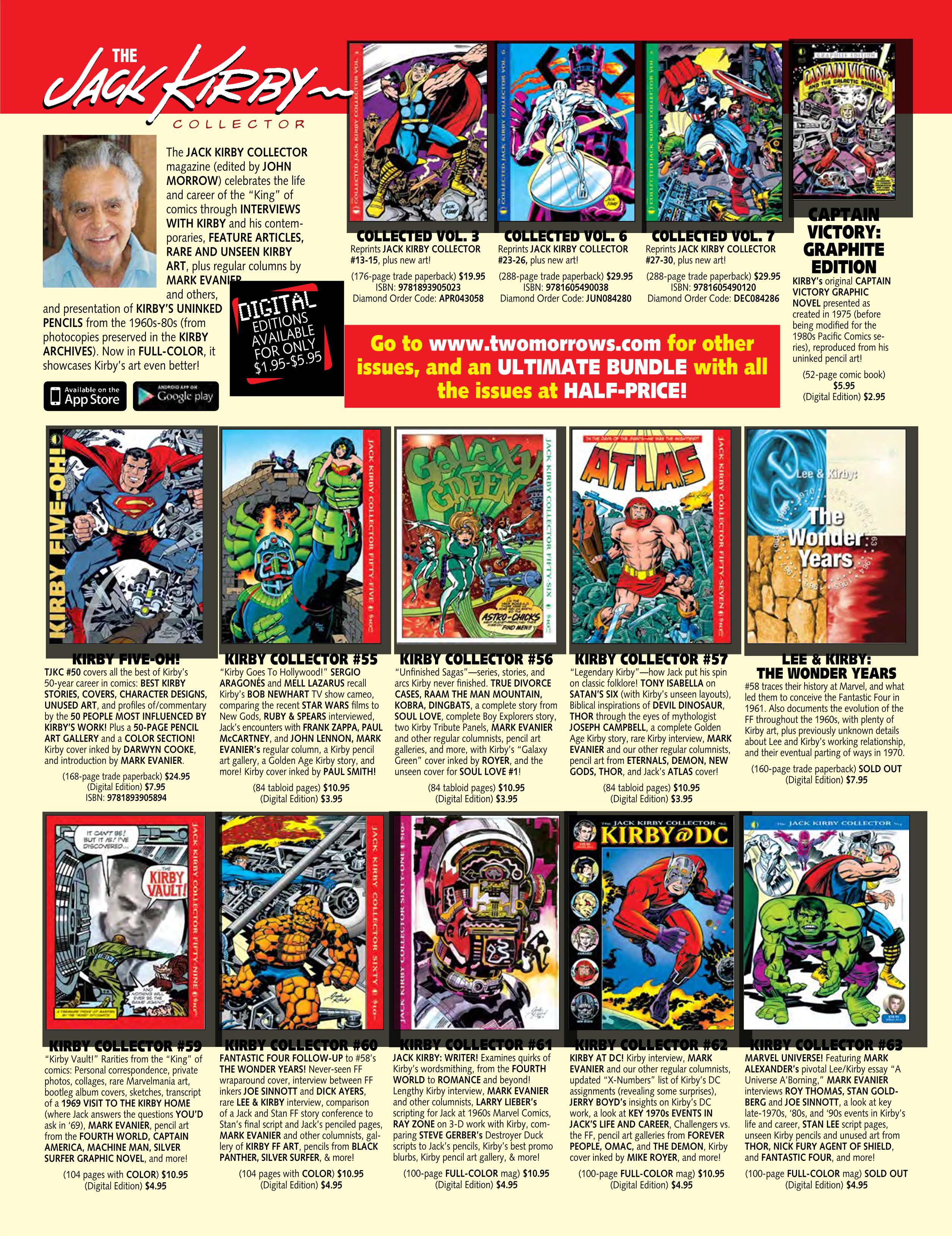 Read online The Jack Kirby Collector comic -  Issue #73 - 92