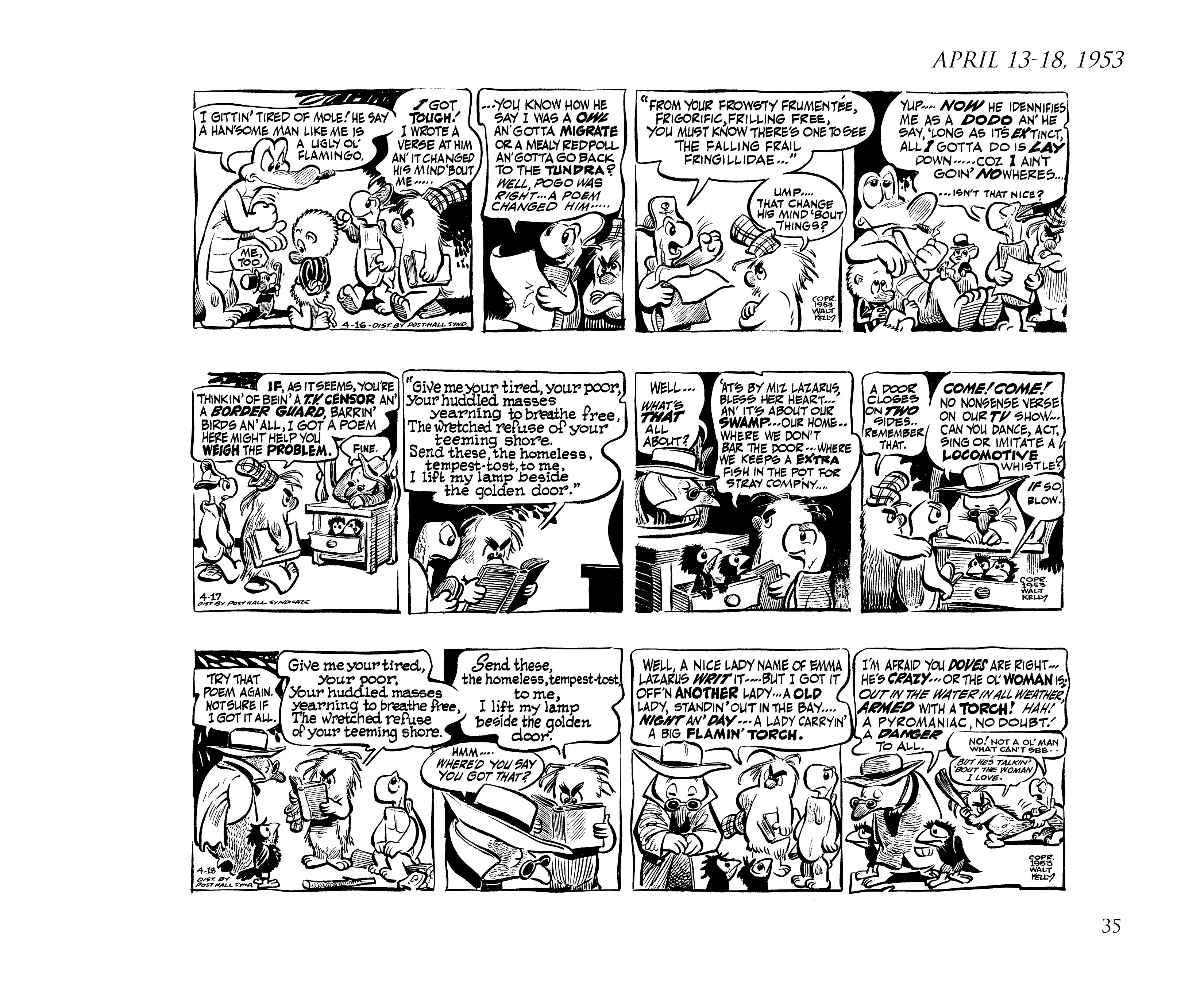 Read online Pogo by Walt Kelly: The Complete Syndicated Comic Strips comic -  Issue # TPB 3 (Part 1) - 47