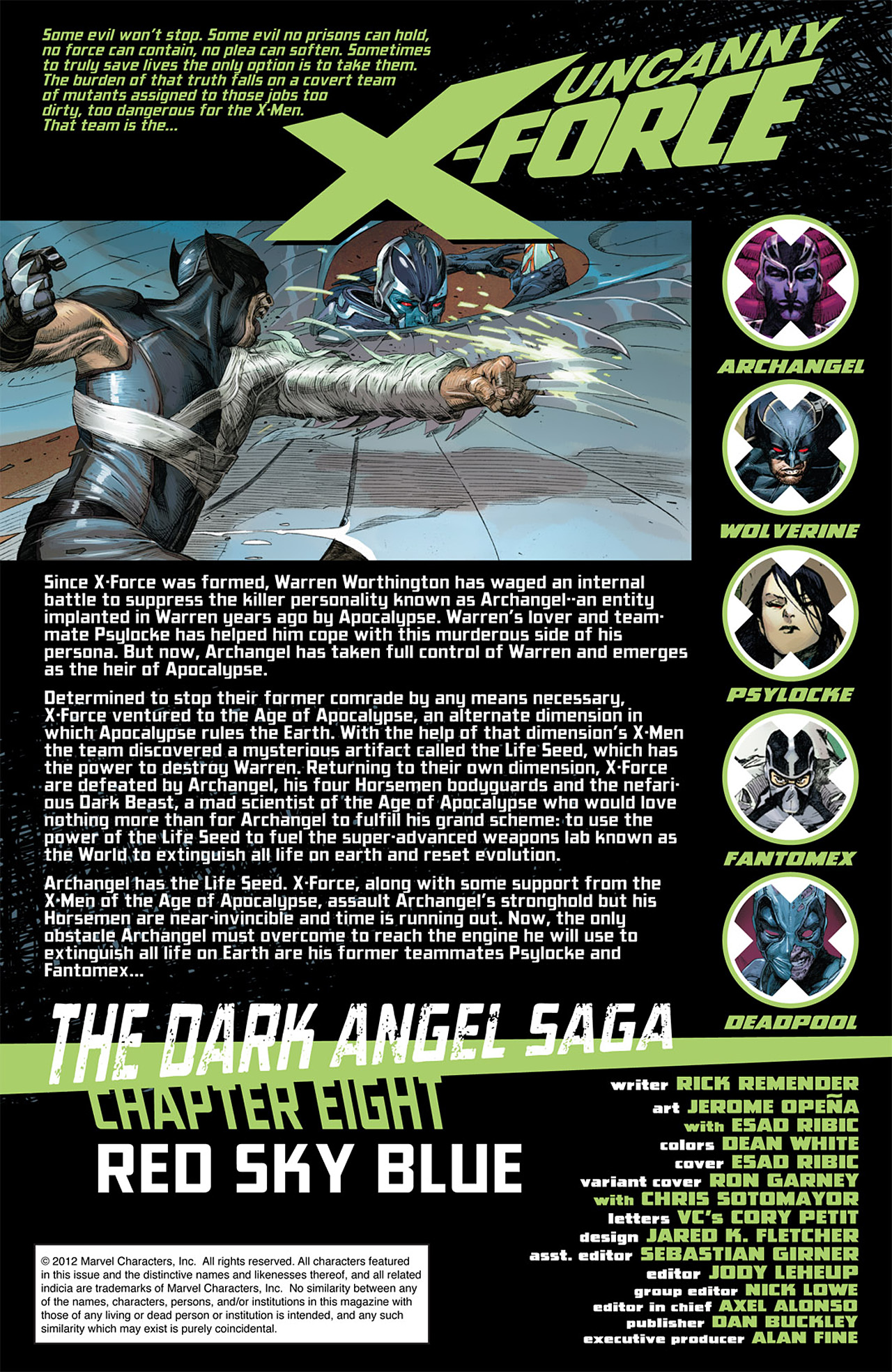 Read online Uncanny X-Force (2010) comic -  Issue #18 - 2
