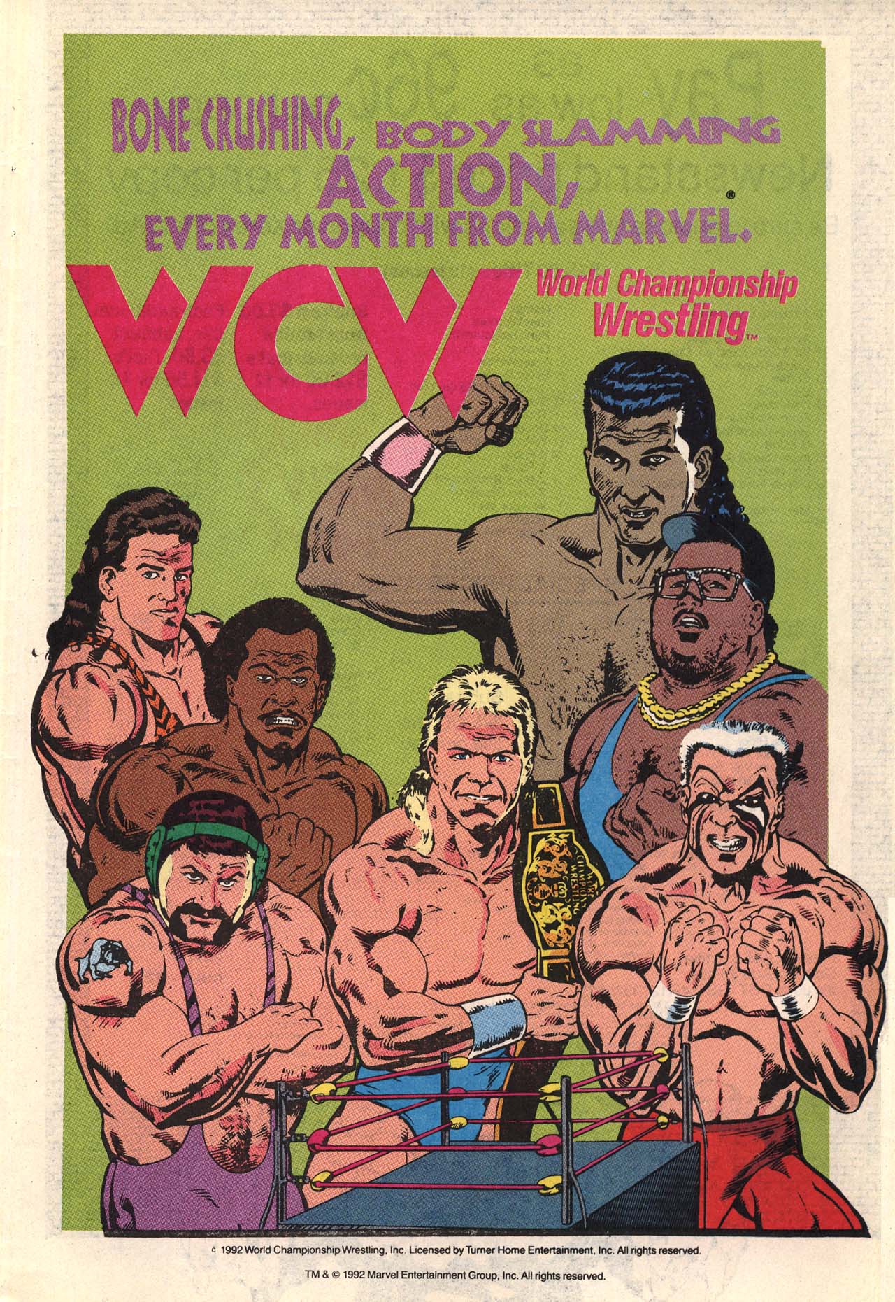 Read online WCW World Championship Wrestling comic -  Issue #4 - 32