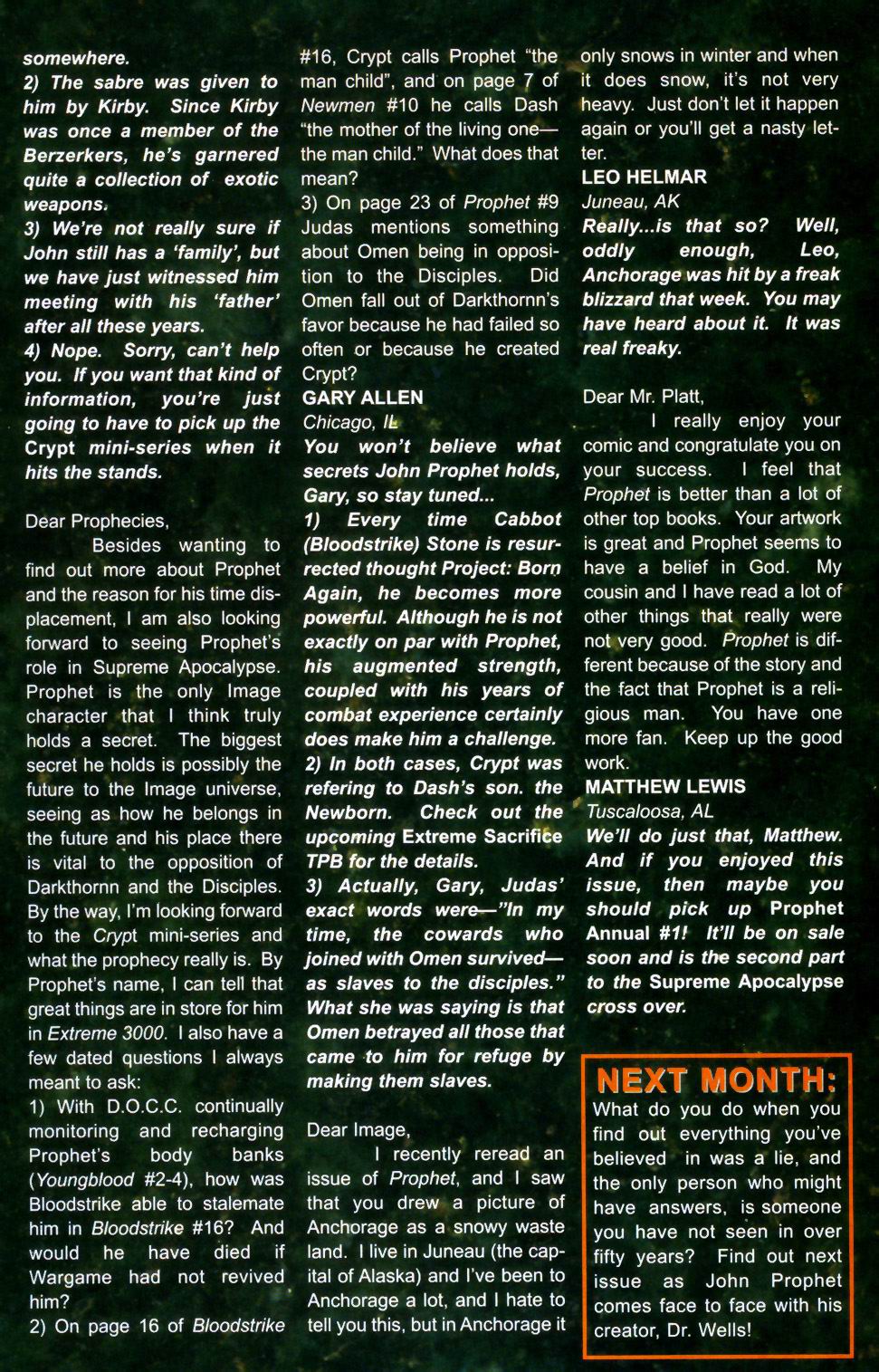 Read online Prophet (1995) comic -  Issue #1 - 21