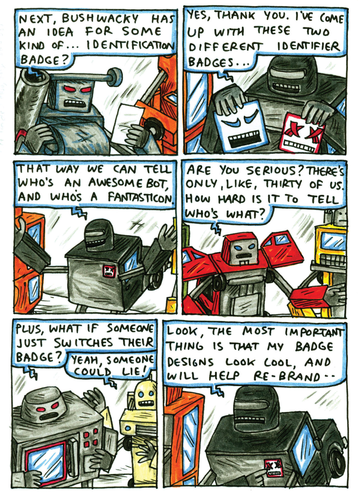 Read online Incredible Change-Bots comic -  Issue # TPB 2 - 140
