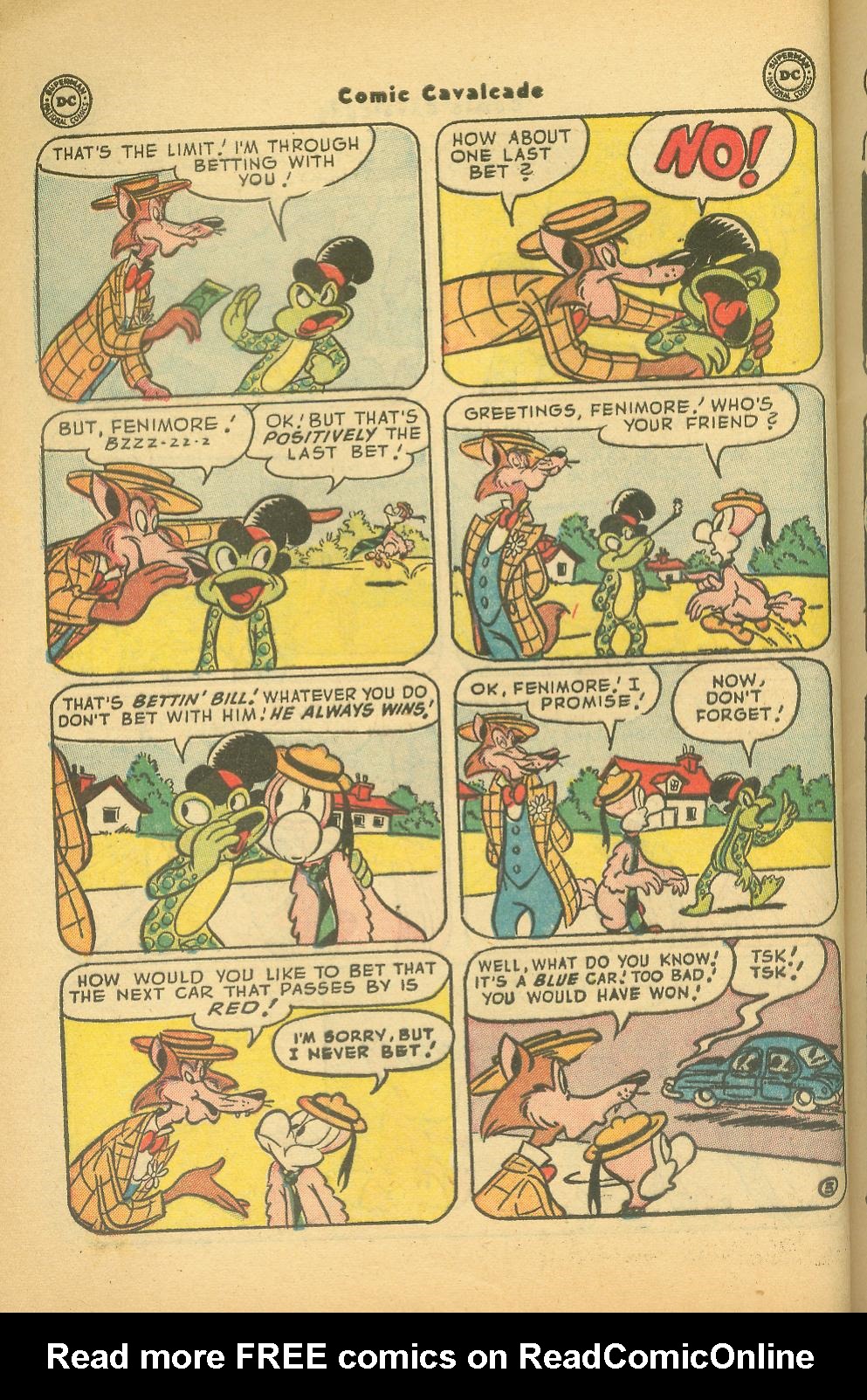 Read online Comic Cavalcade comic -  Issue #61 - 12
