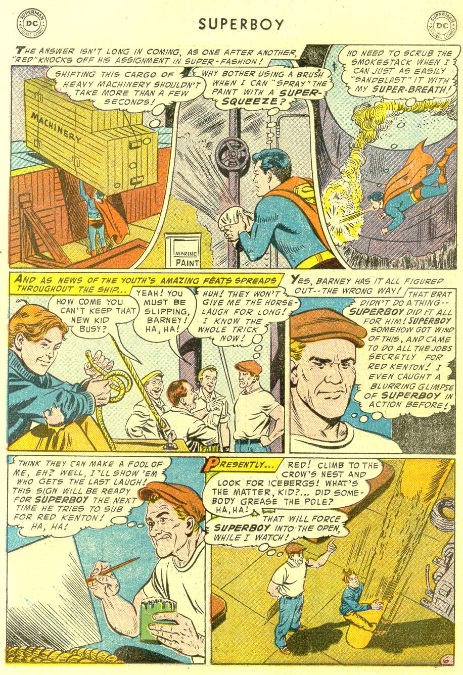 Read online Superboy (1949) comic -  Issue #42 - 16