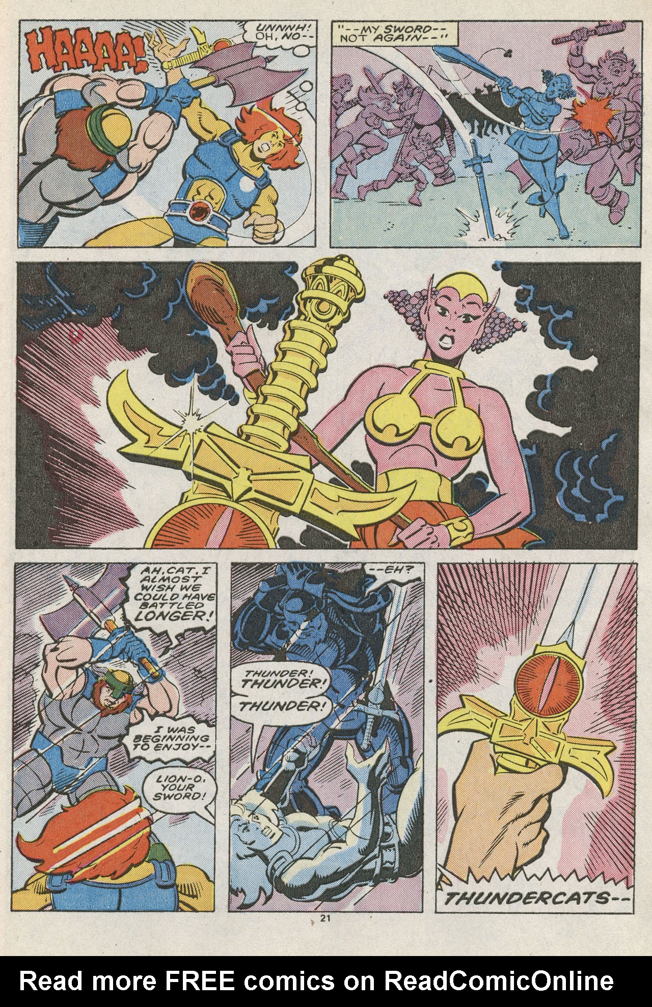 Read online ThunderCats (1985) comic -  Issue #12 - 31