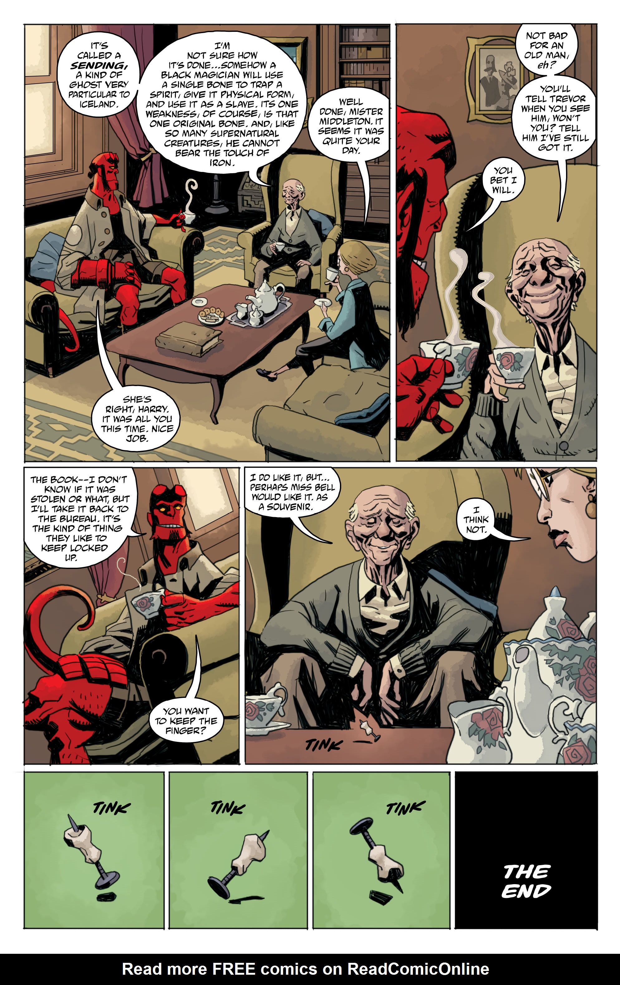 Read online Hellboy and the B.P.R.D.: Her Fatal Hour comic -  Issue # Full - 28