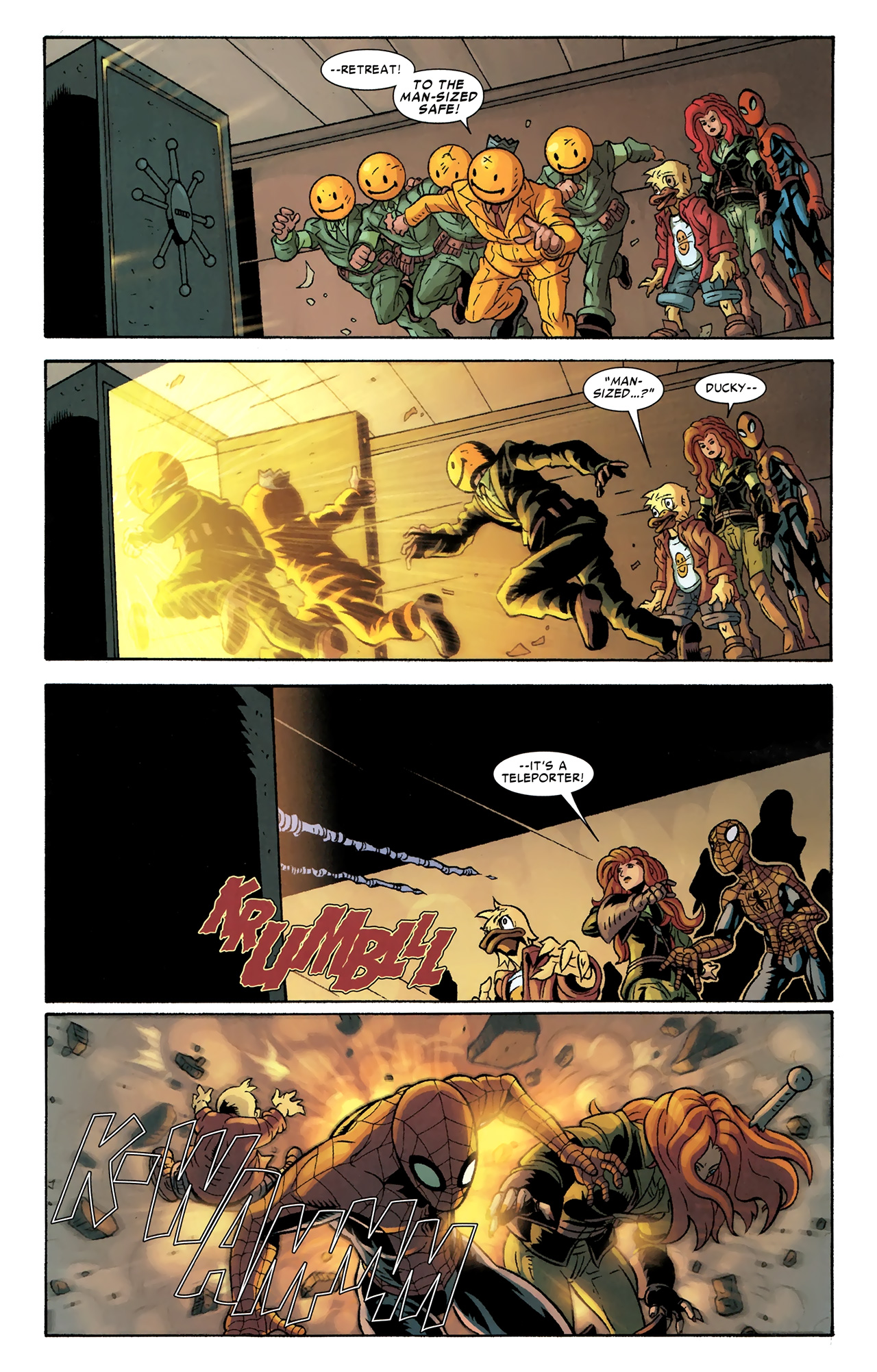 Read online The Amazing Spider-Man: Back in Quack comic -  Issue # Full - 23