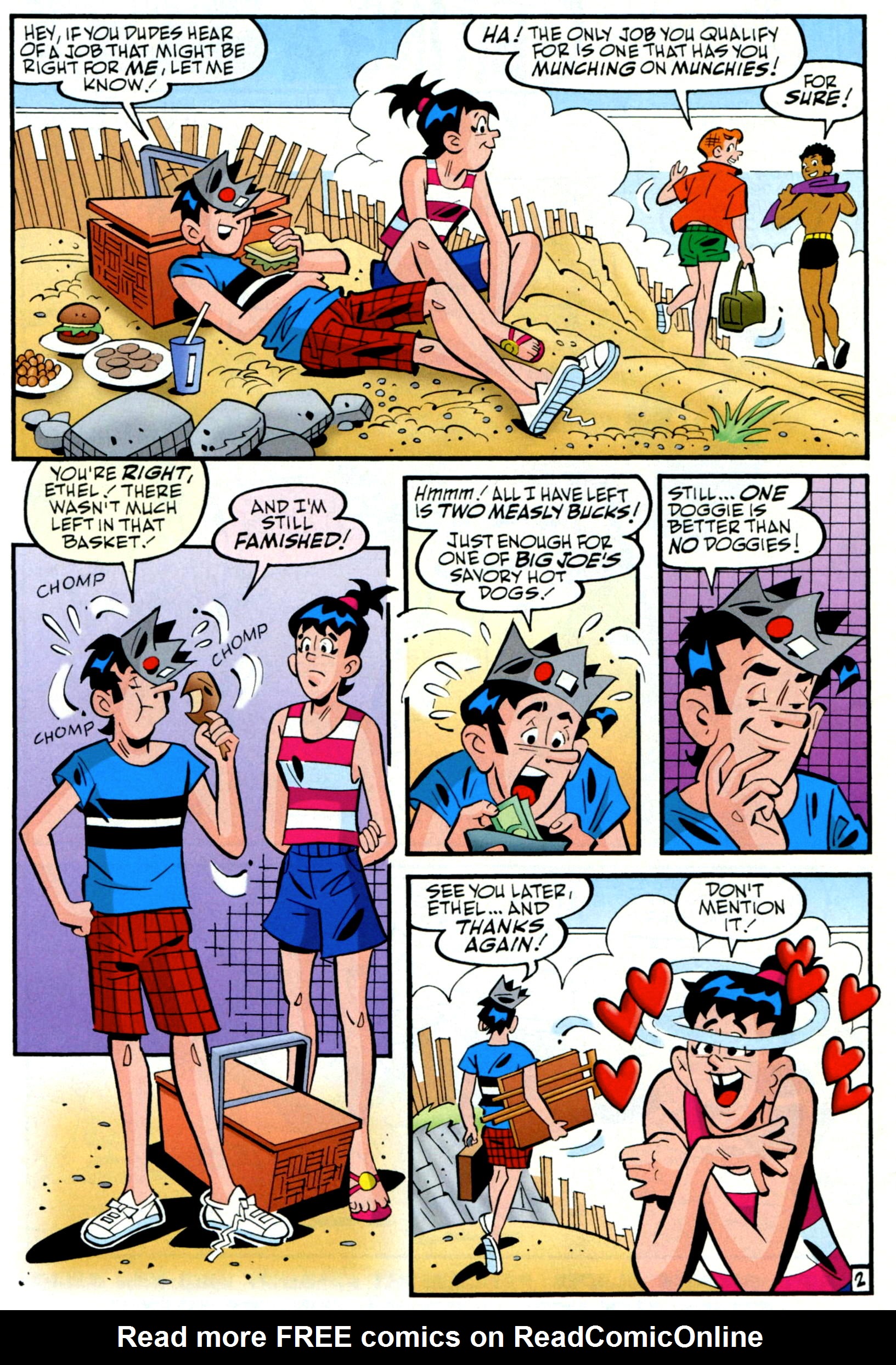 Read online Archie's Pal Jughead Comics comic -  Issue #214 - 4