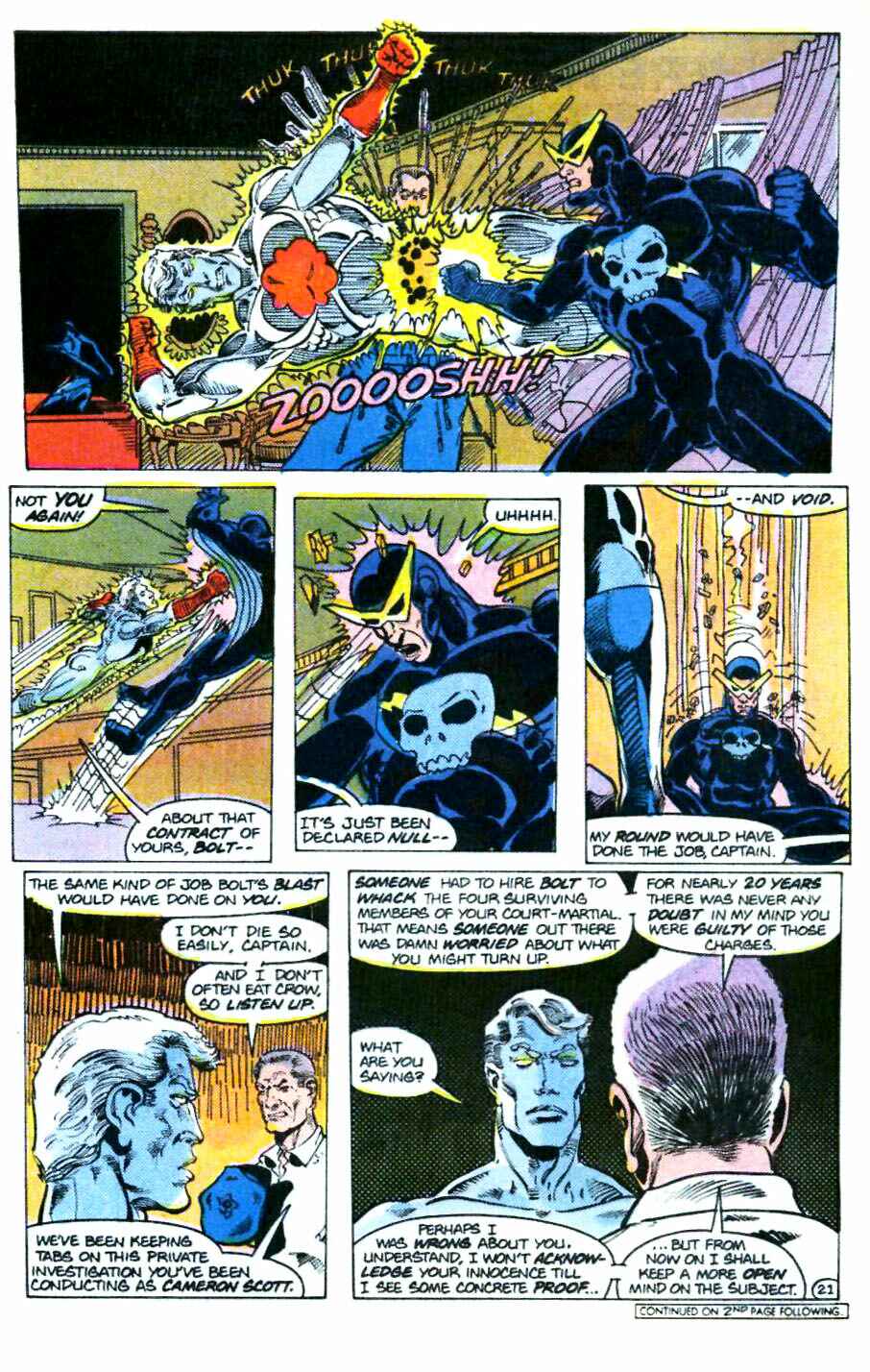Read online Captain Atom (1987) comic -  Issue #9 - 22