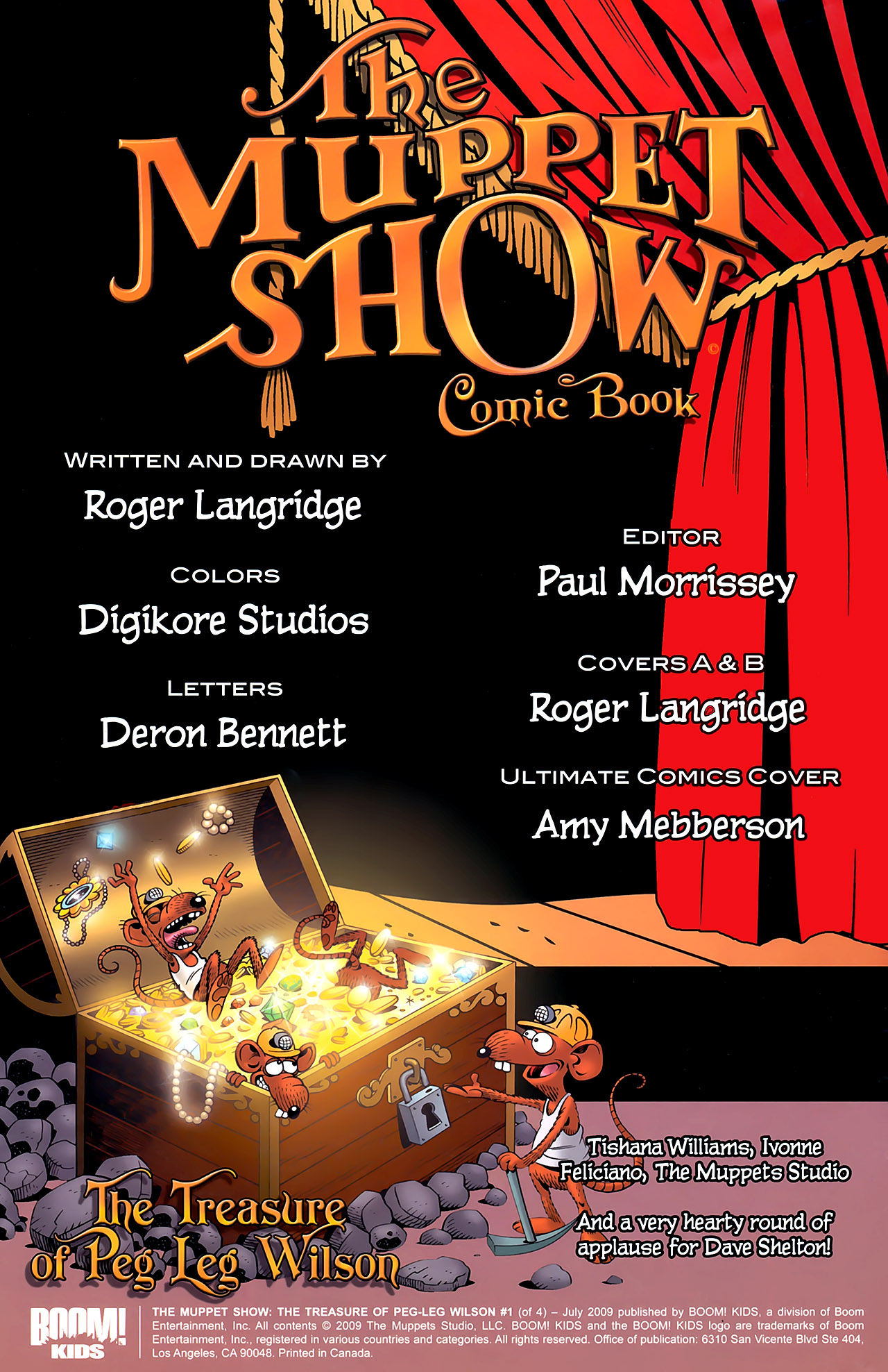 Read online The Muppet Show: The Treasure of Peg-Leg Wilson comic -  Issue #1 - 2