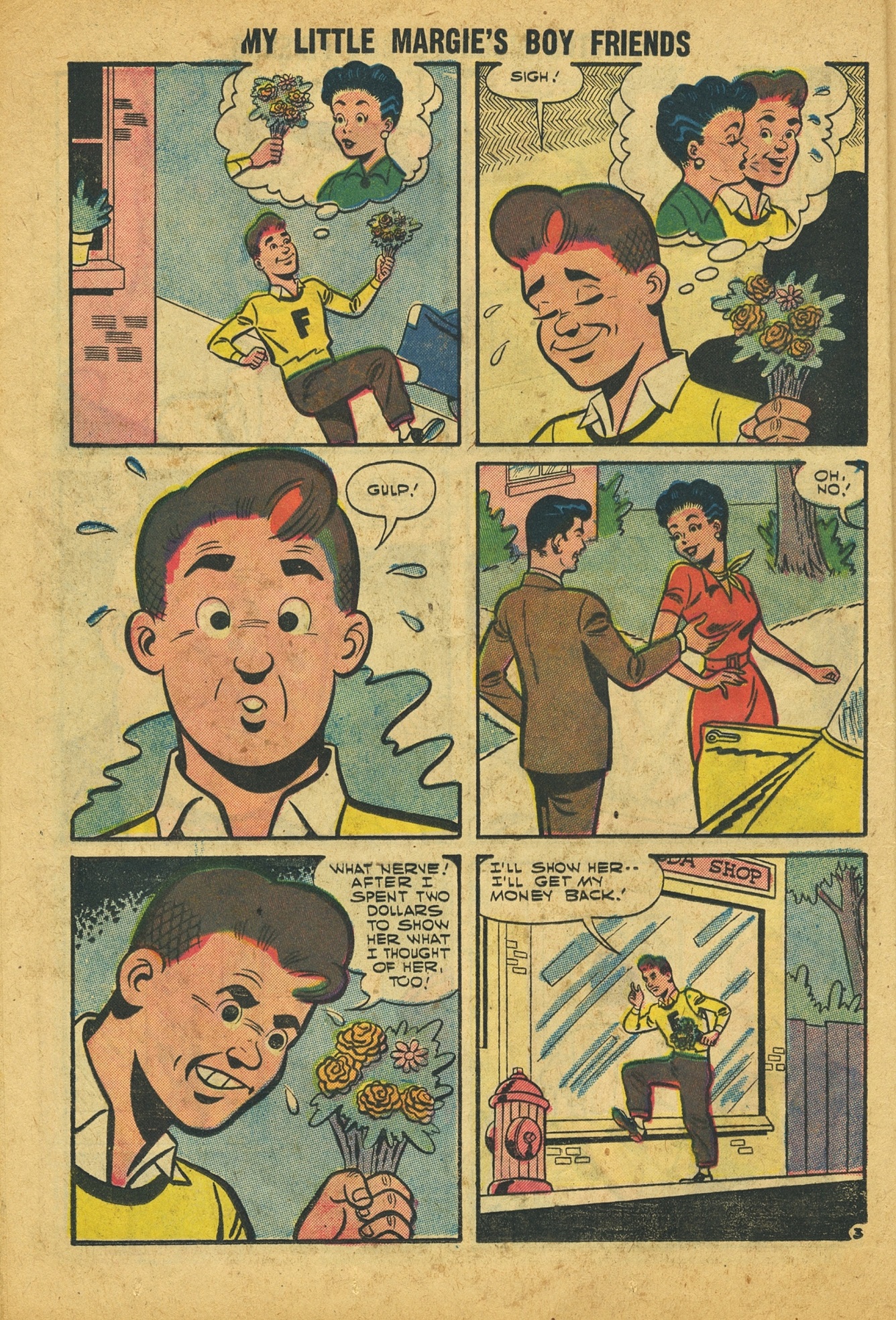 Read online My Little Margie's Boy Friends comic -  Issue #9 - 12