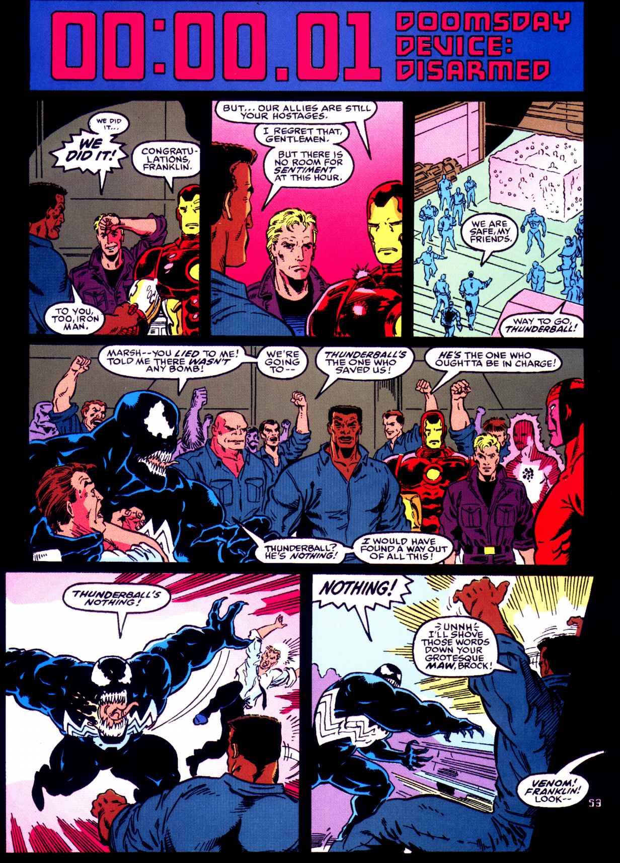 Read online Marvel Graphic Novel comic -  Issue #68 - Avengers - Death Trap - The Vault - 54