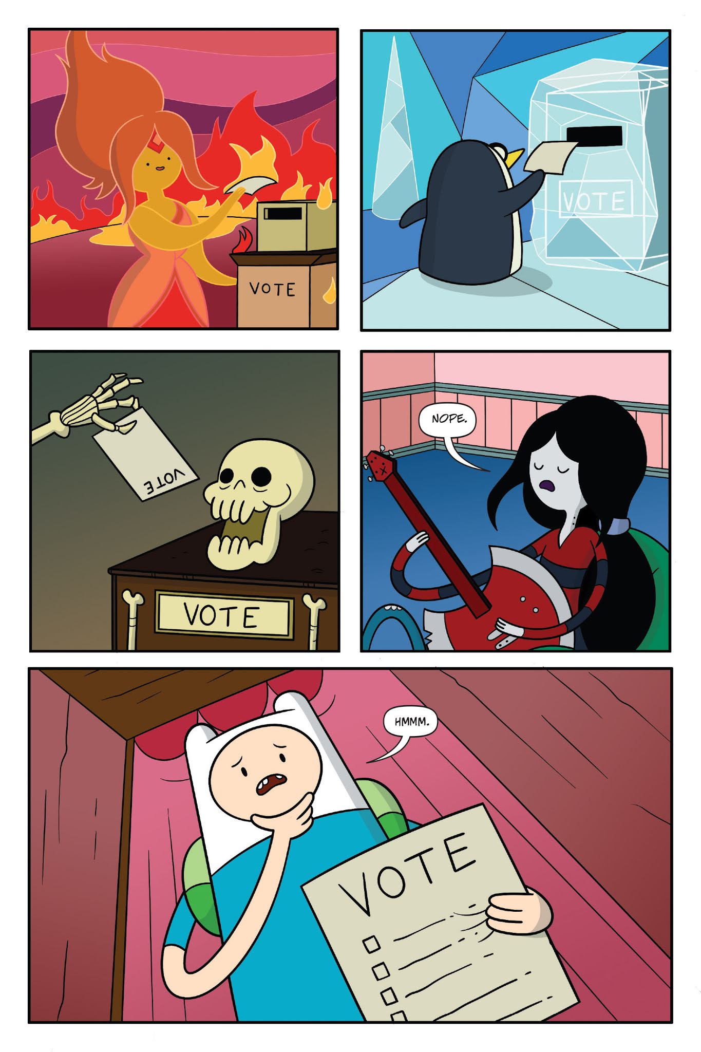 Read online Adventure Time: President Bubblegum comic -  Issue # TPB - 51