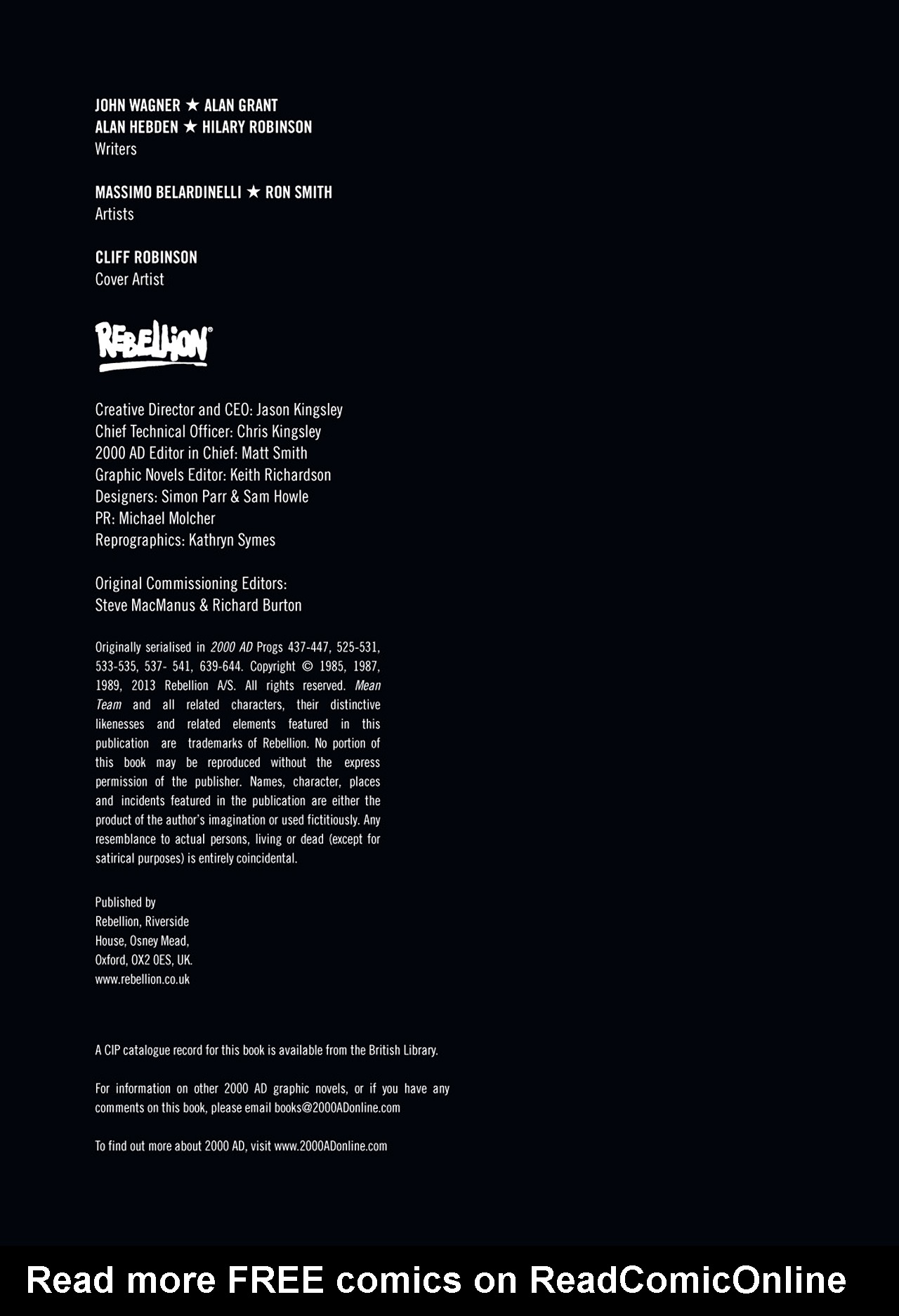 Read online Mean Team comic -  Issue # TPB - 2