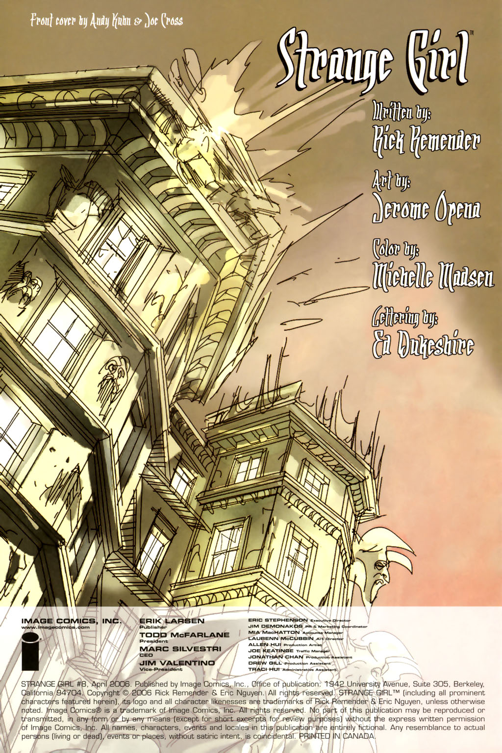 Read online Strange Girl comic -  Issue #8 - 2