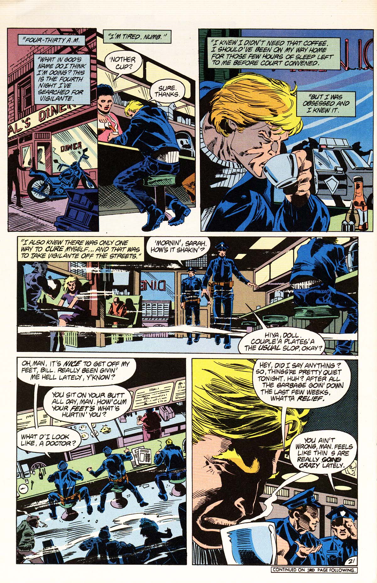 Read online Vigilante (1983) comic -  Issue #23 - 22