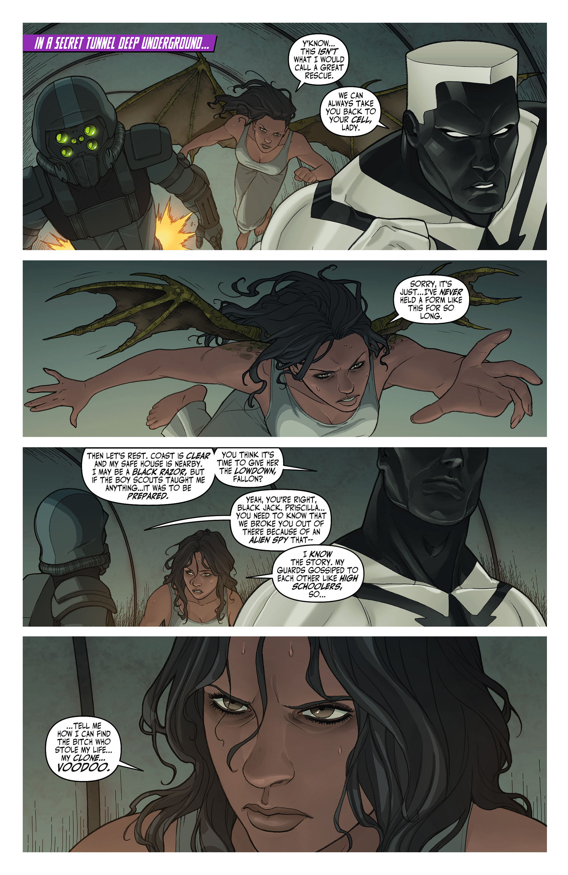 Read online Voodoo (2011) comic -  Issue #7 - 2