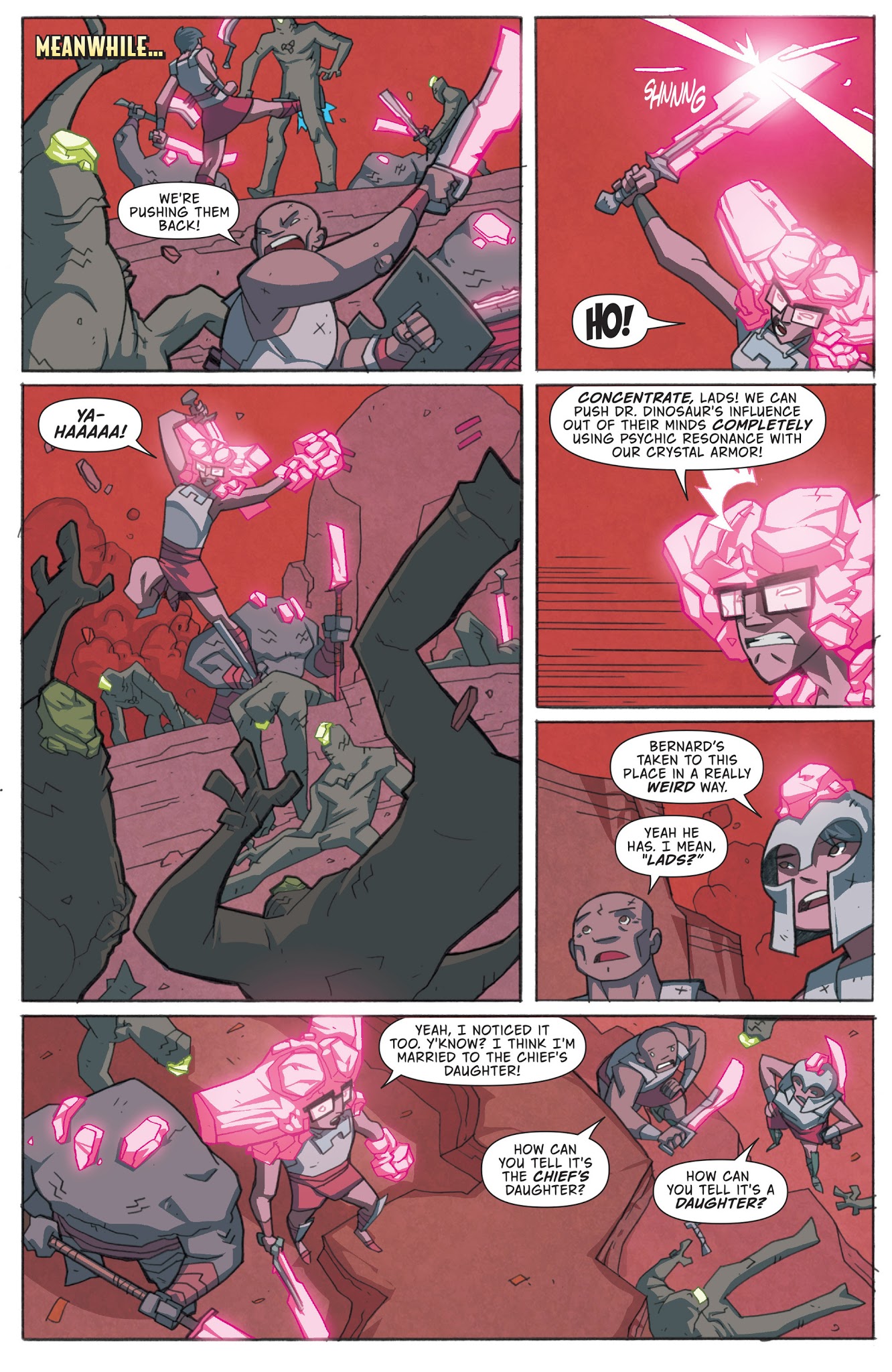 Read online Atomic Robo and the Savage Sword of Dr. Dinosaur comic -  Issue #5 - 3