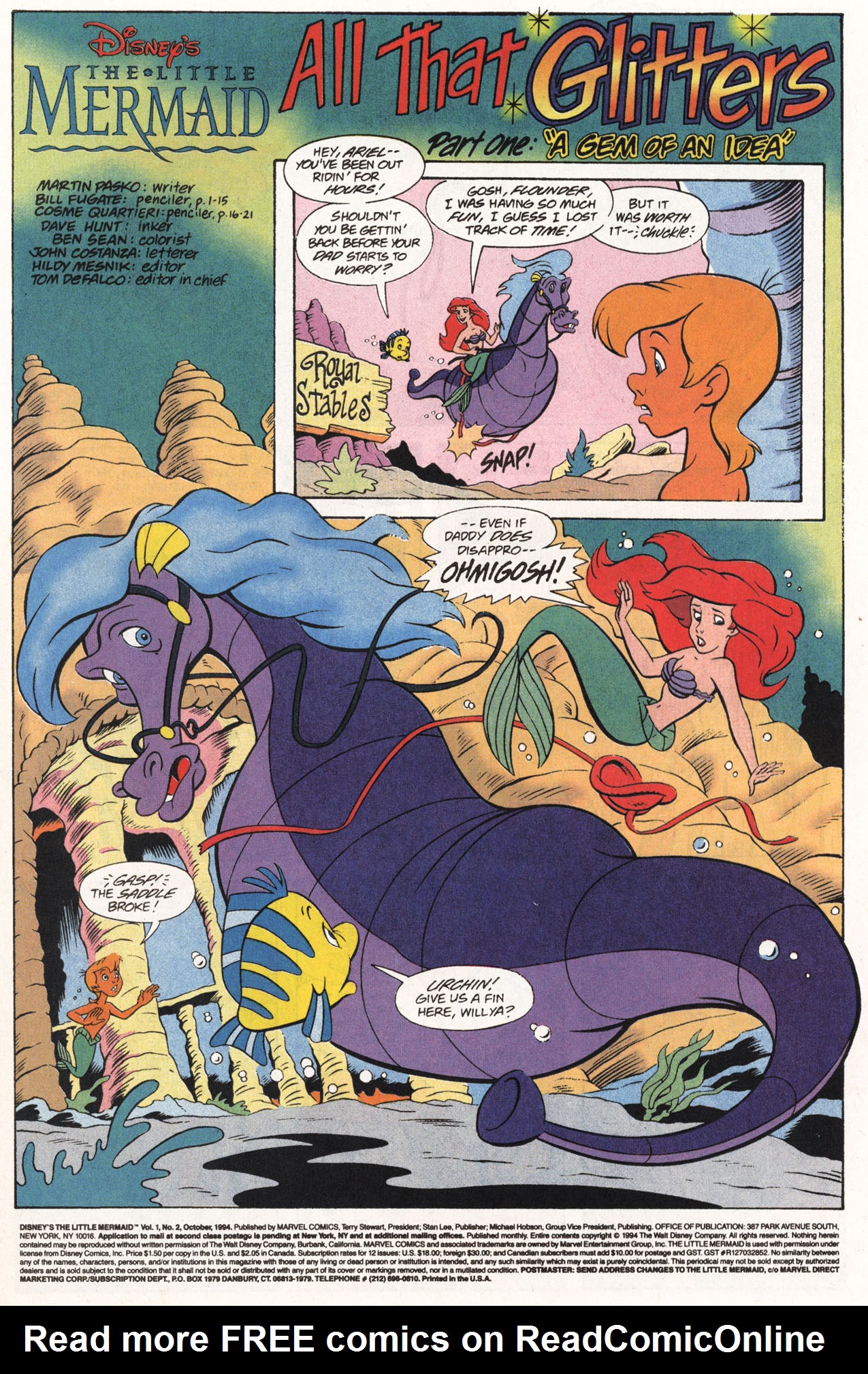 Read online Disney's The Little Mermaid comic -  Issue #2 - 3
