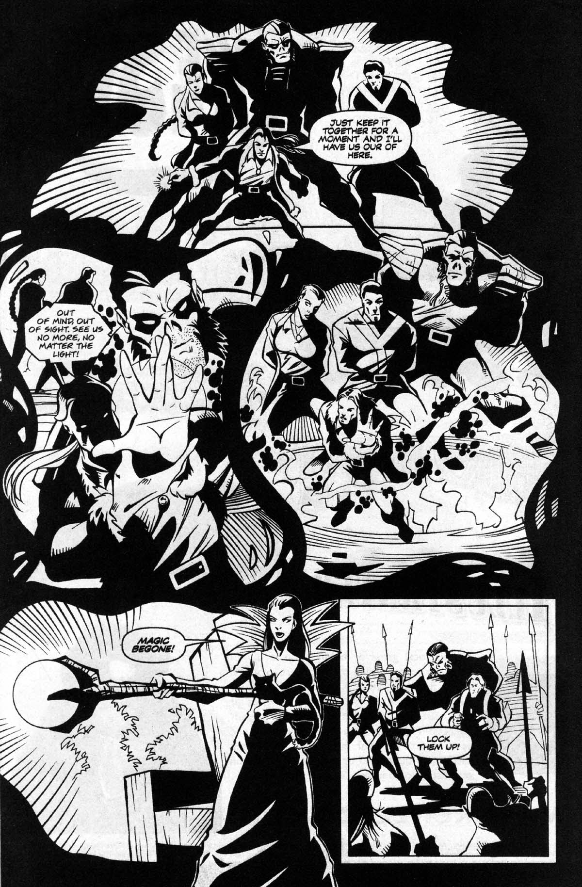 Read online Dungeons & Dragons: Black & White comic -  Issue #2 - 24