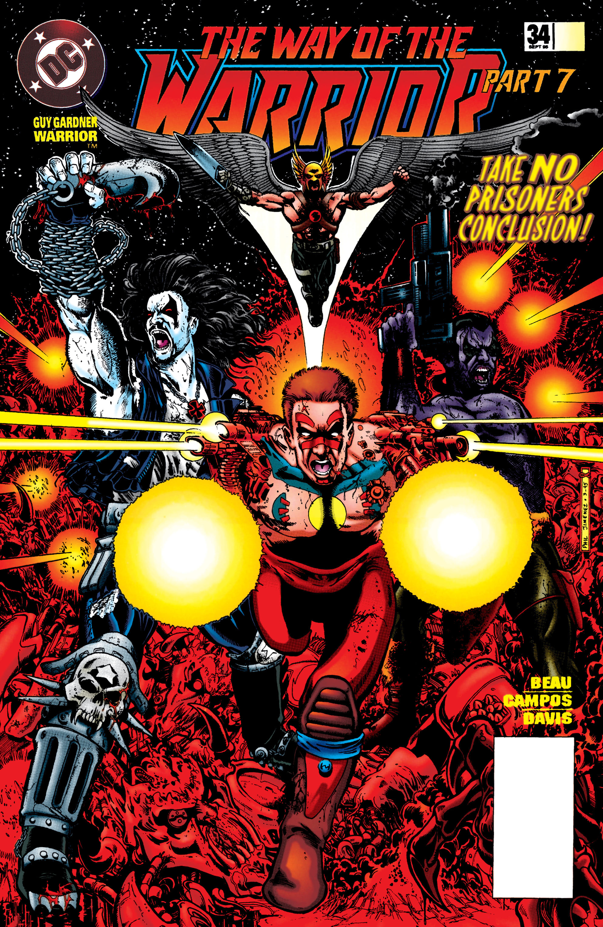 Read online Guy Gardner: Warrior comic -  Issue #34 - 1