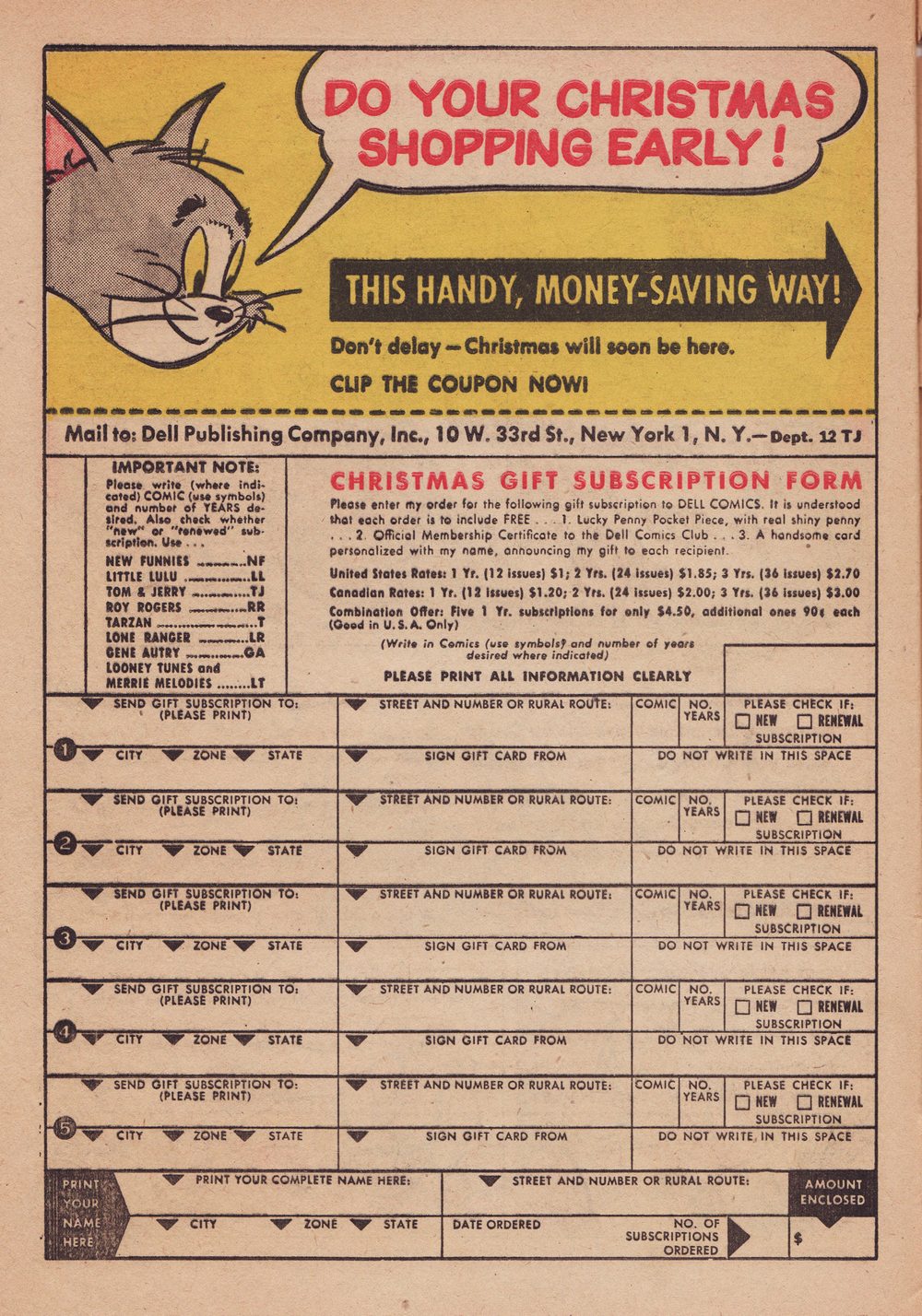 Read online Tom & Jerry Comics comic -  Issue #113 - 48