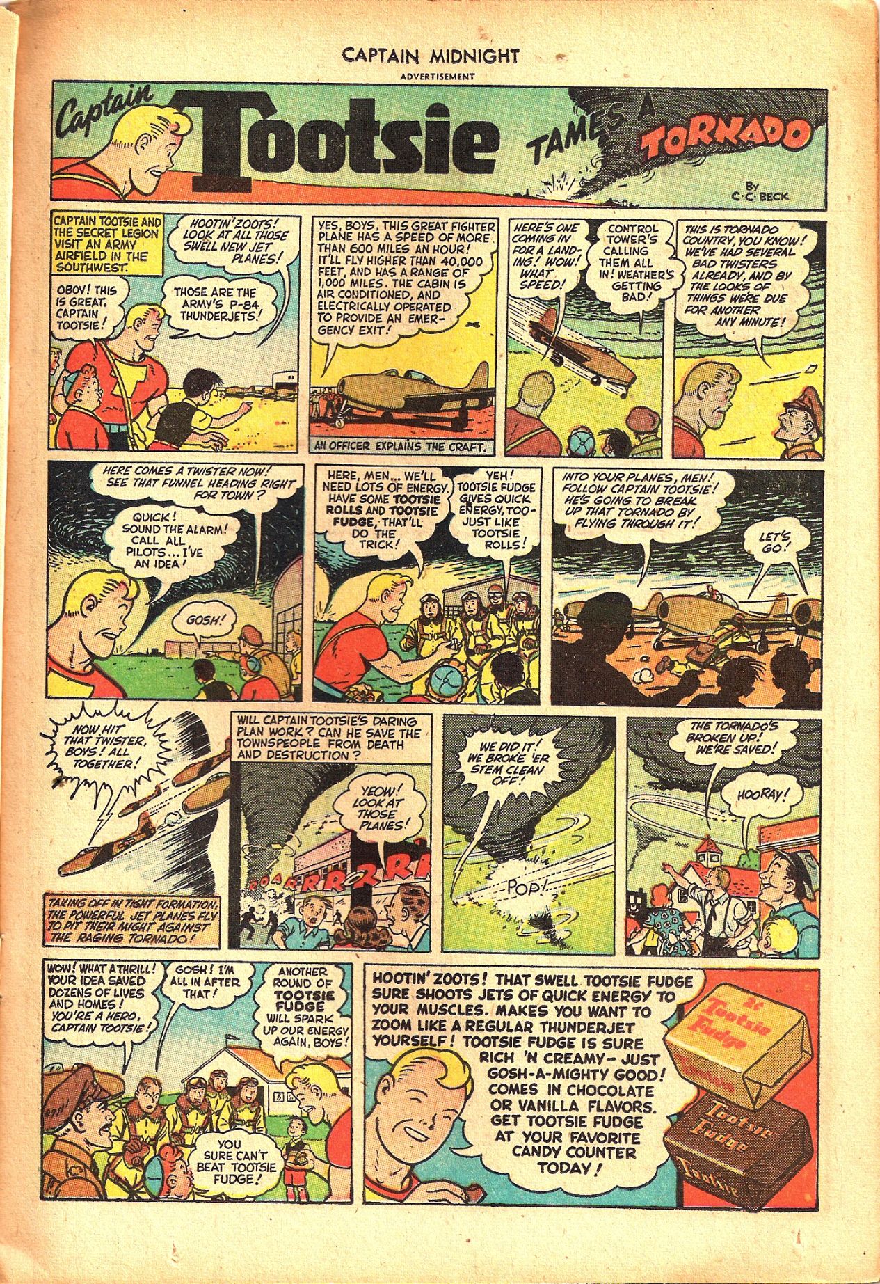 Read online Captain Midnight (1942) comic -  Issue #65 - 12