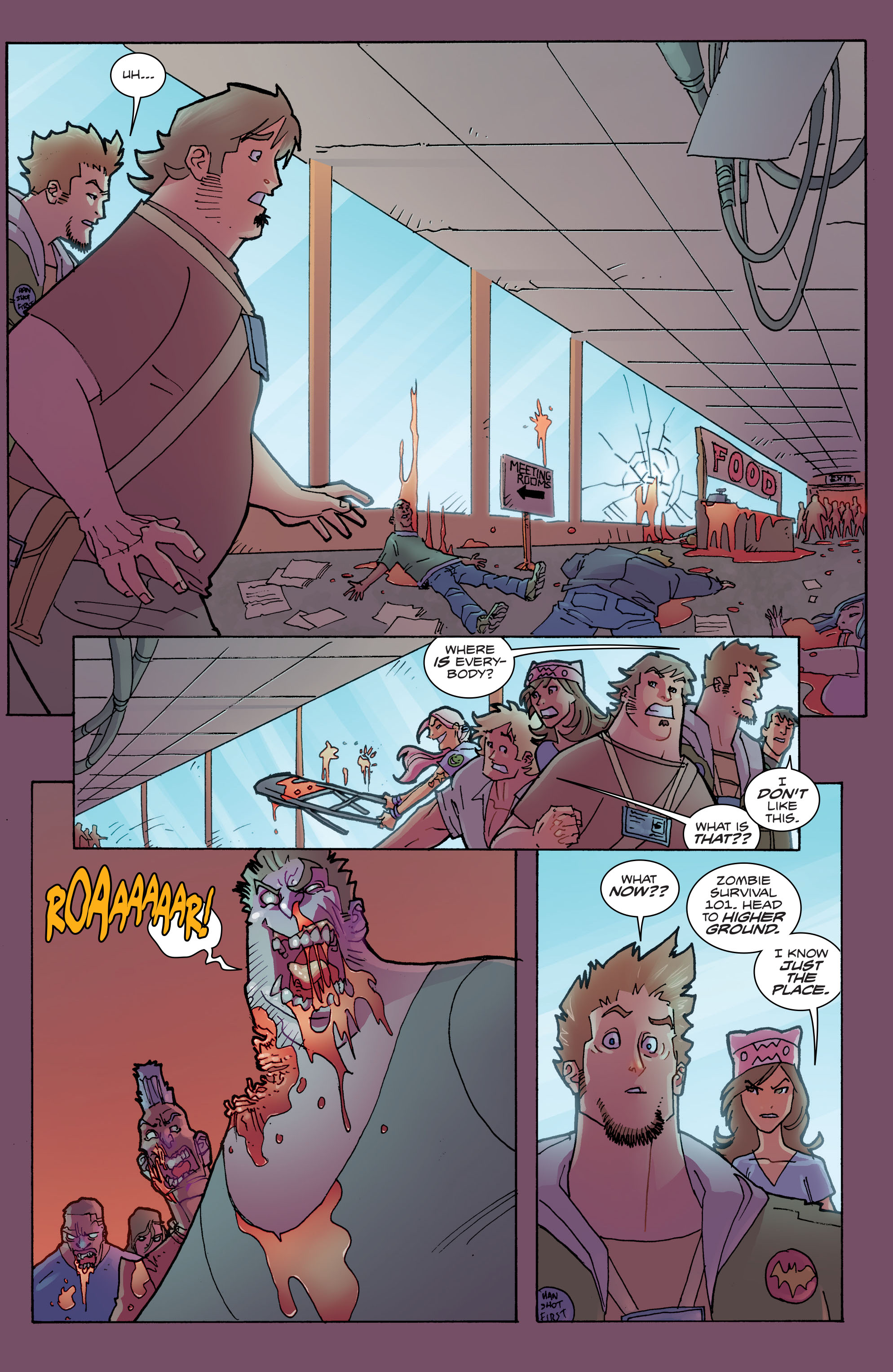 Read online Fanboys vs. Zombies comic Issue 1