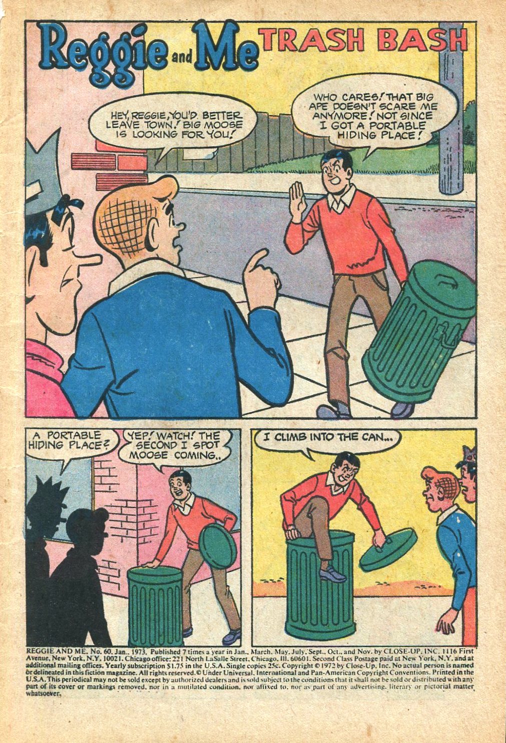Read online Reggie and Me (1966) comic -  Issue #60 - 3