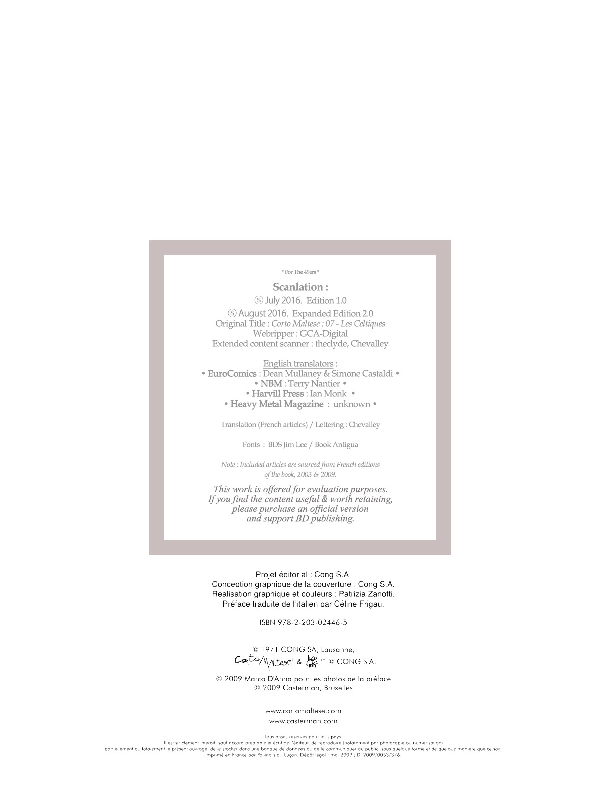 Read online Corto Maltese comic -  Issue # TPB 7 (Part 1) - 6