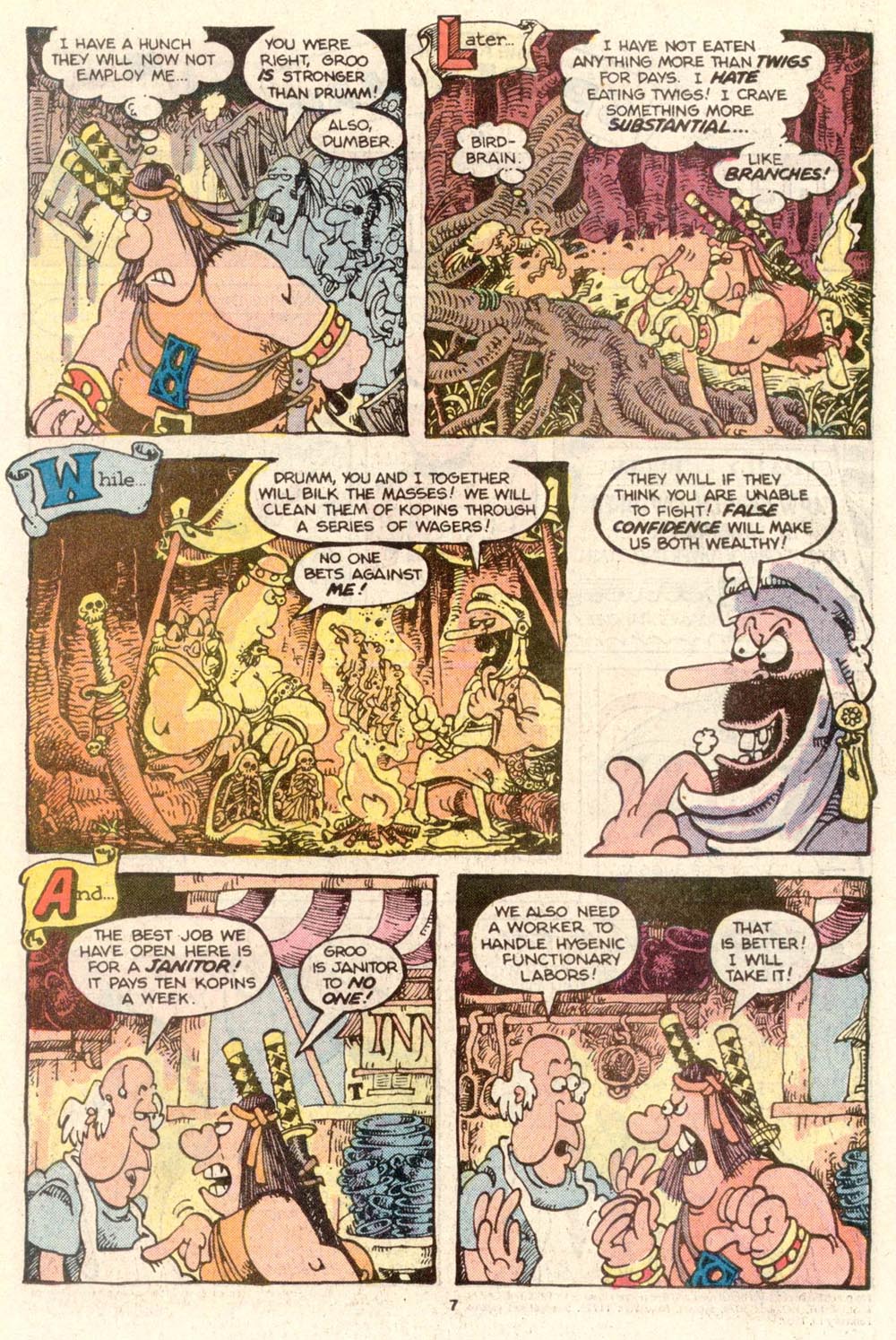 Read online Sergio Aragonés Groo the Wanderer comic -  Issue #23 - 8