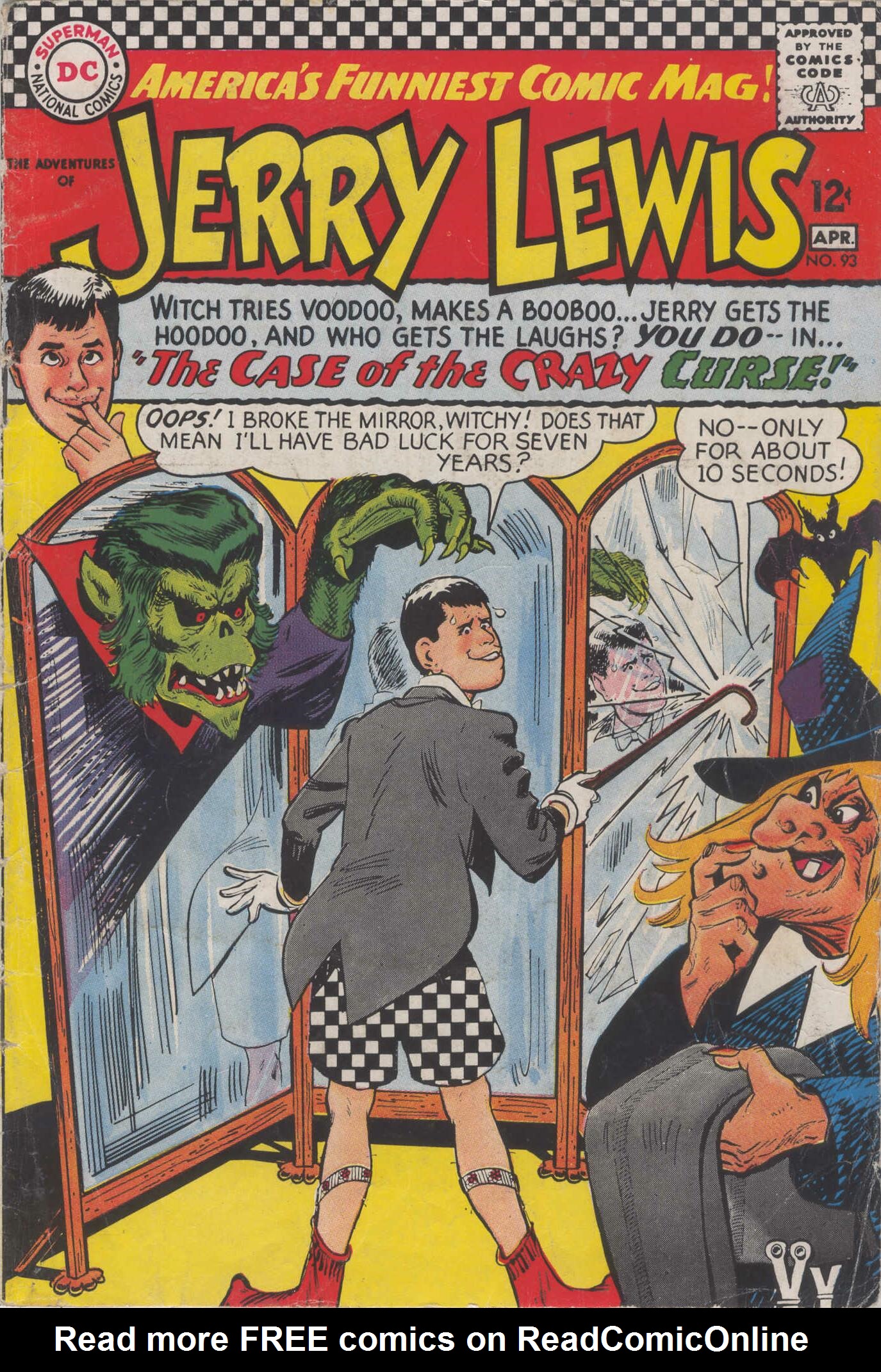 Read online The Adventures of Jerry Lewis comic -  Issue #93 - 1