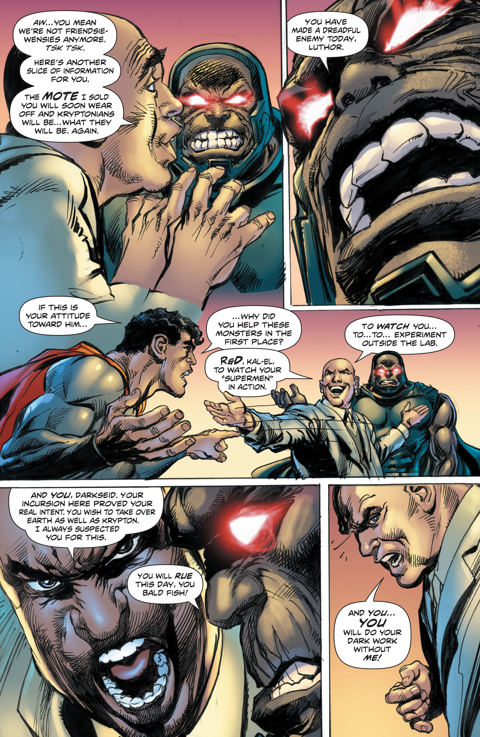 Read online Superman: The Coming of the Supermen comic -  Issue #6 - 7