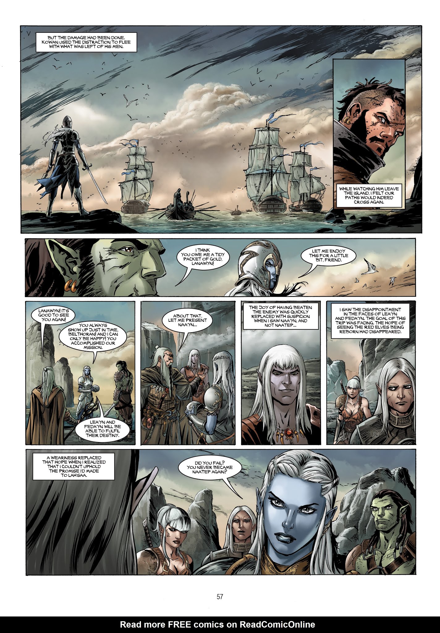 Read online Elves comic -  Issue #21 - 54