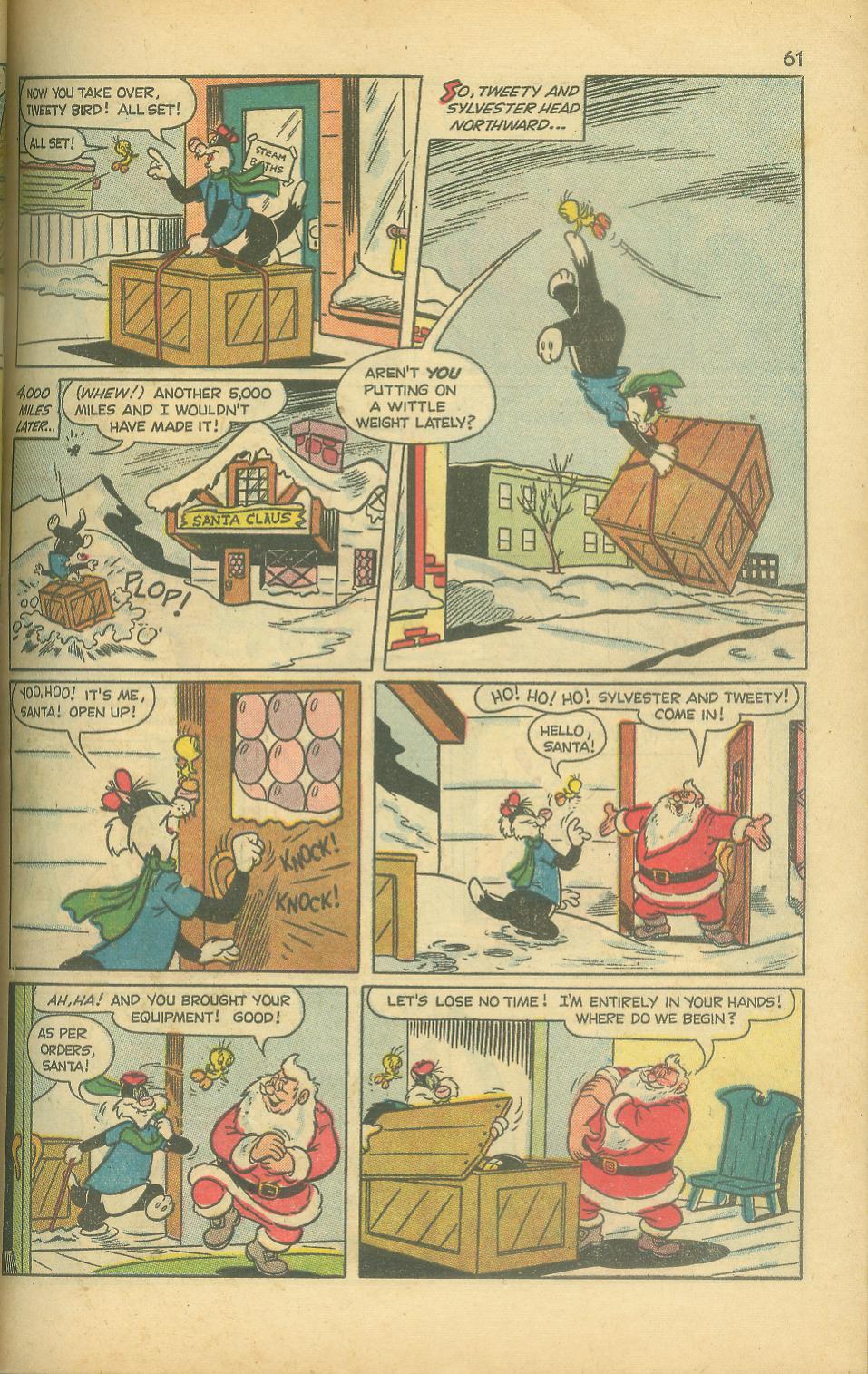 Read online Bugs Bunny's Christmas Funnies comic -  Issue # TPB 7 - 63