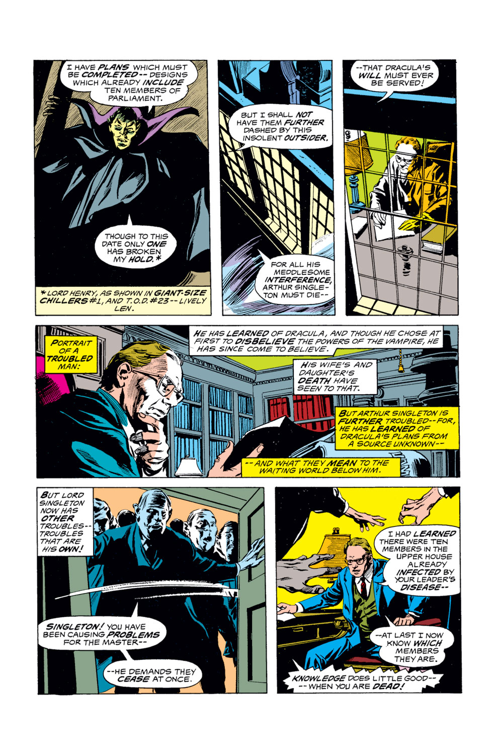 Read online Tomb of Dracula (1972) comic -  Issue #31 - 10