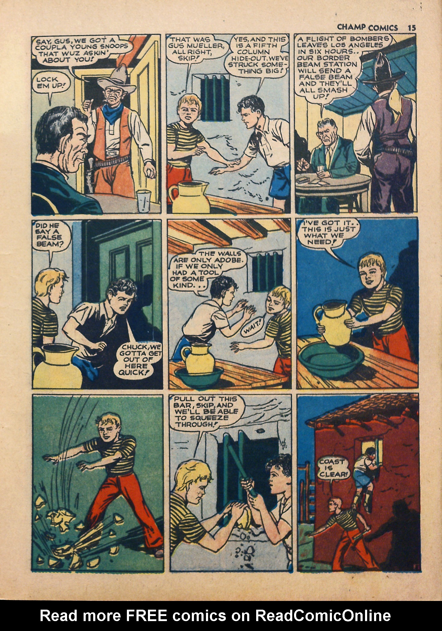 Read online Champ Comics comic -  Issue #14 - 17