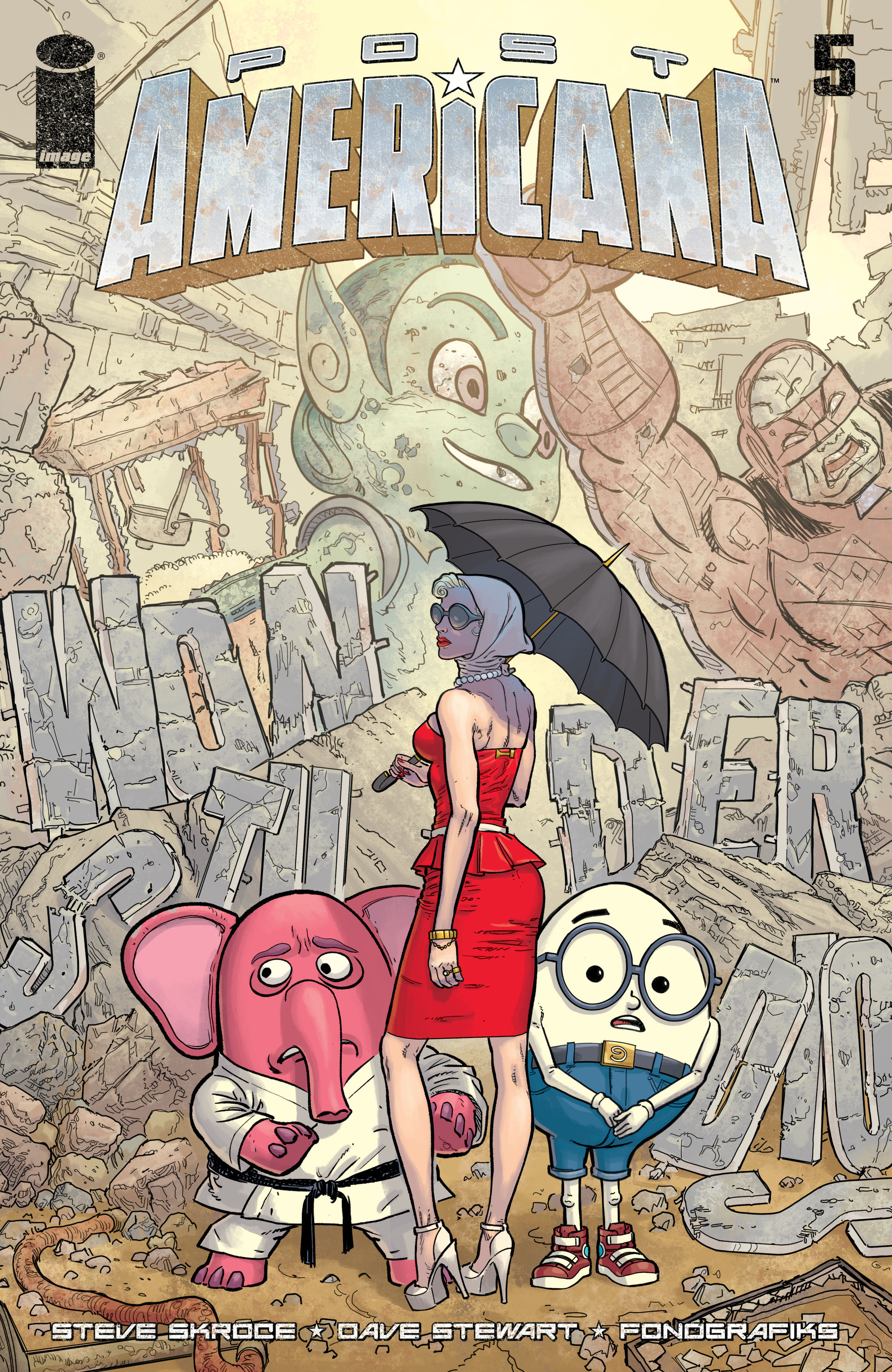 Read online Post Americana comic -  Issue #5 - 1