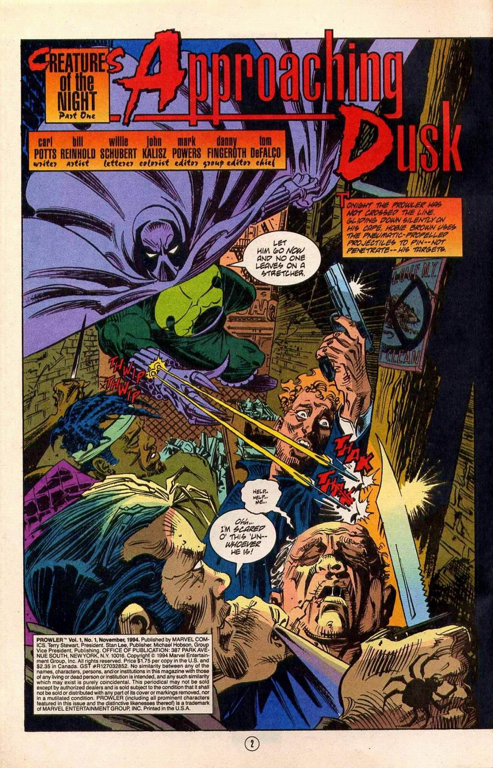 Read online The Prowler comic -  Issue #1 - 3