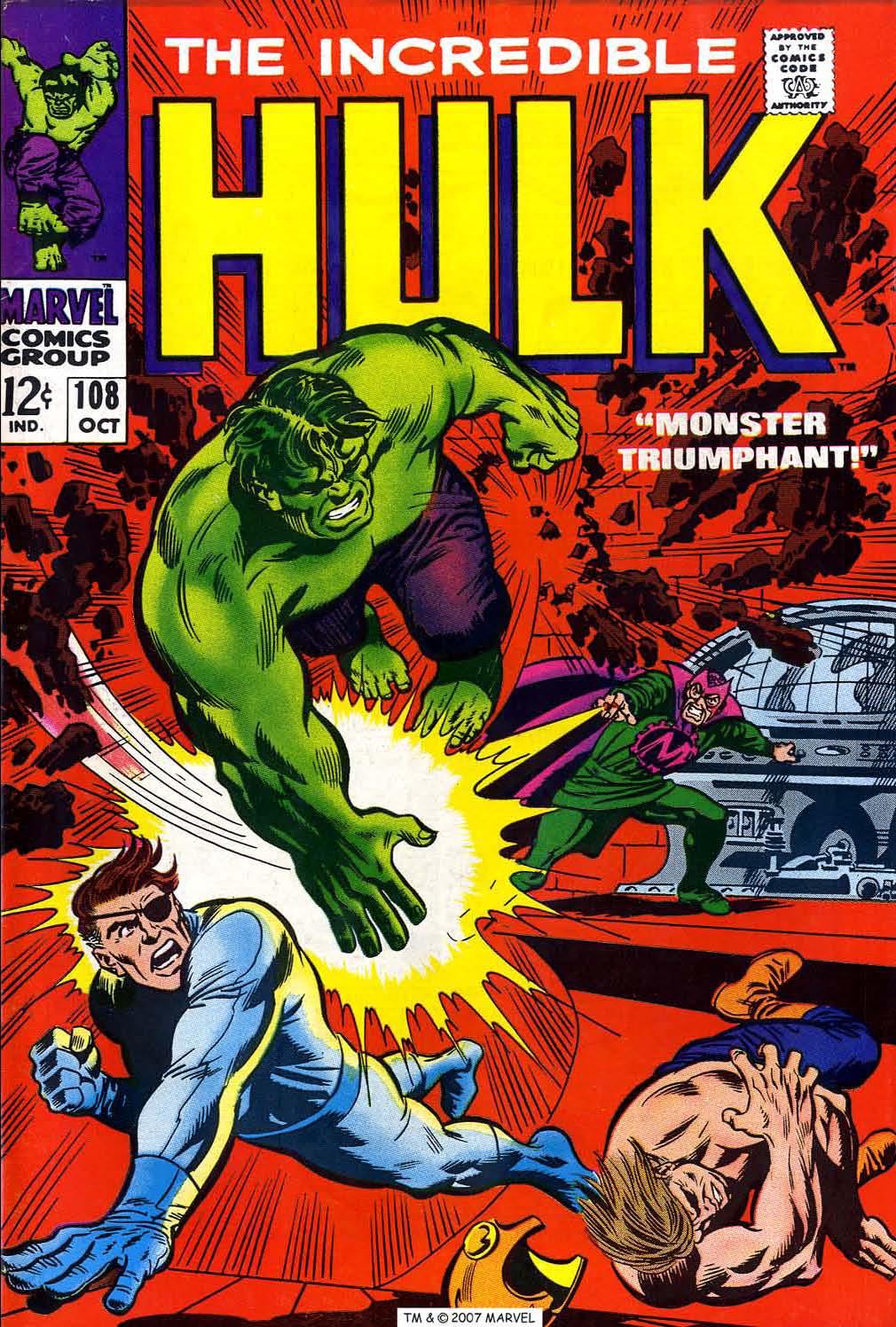 Read online The Incredible Hulk (1968) comic -  Issue #108 - 1