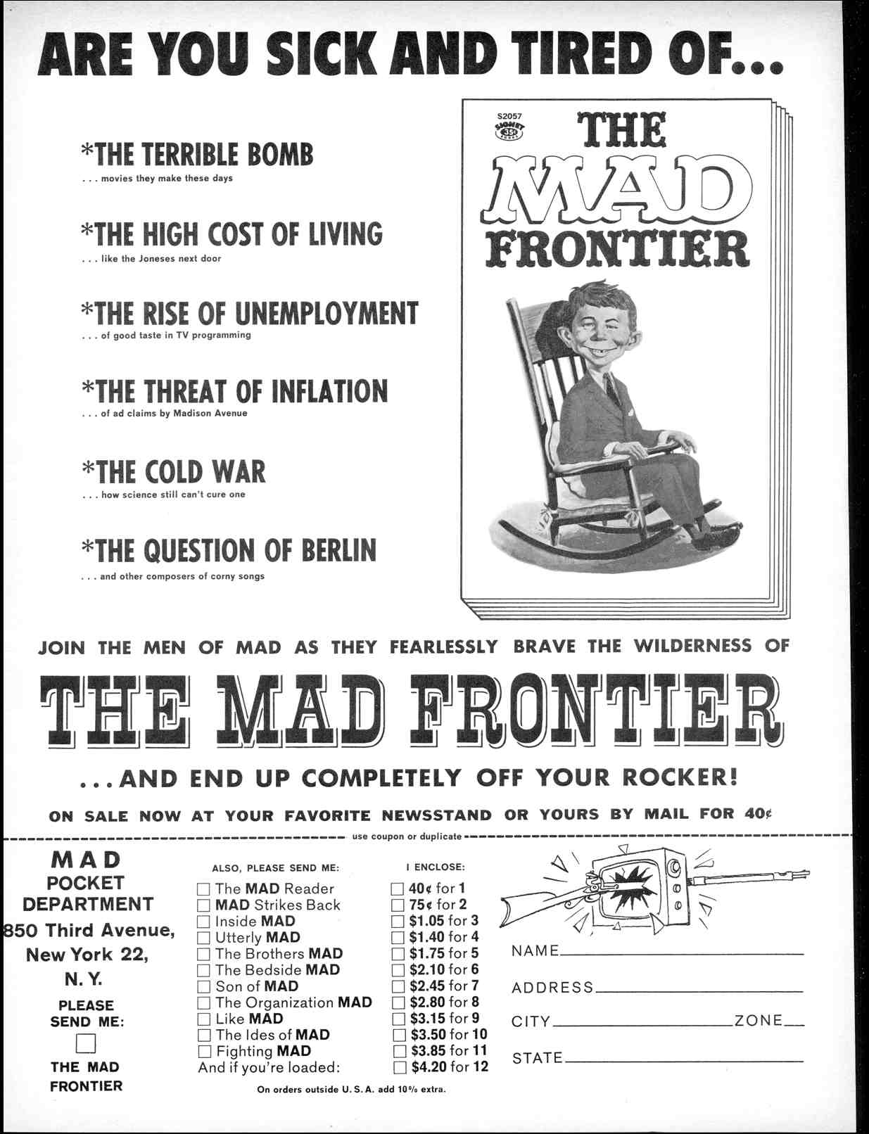 Read online MAD comic -  Issue #70 - 51