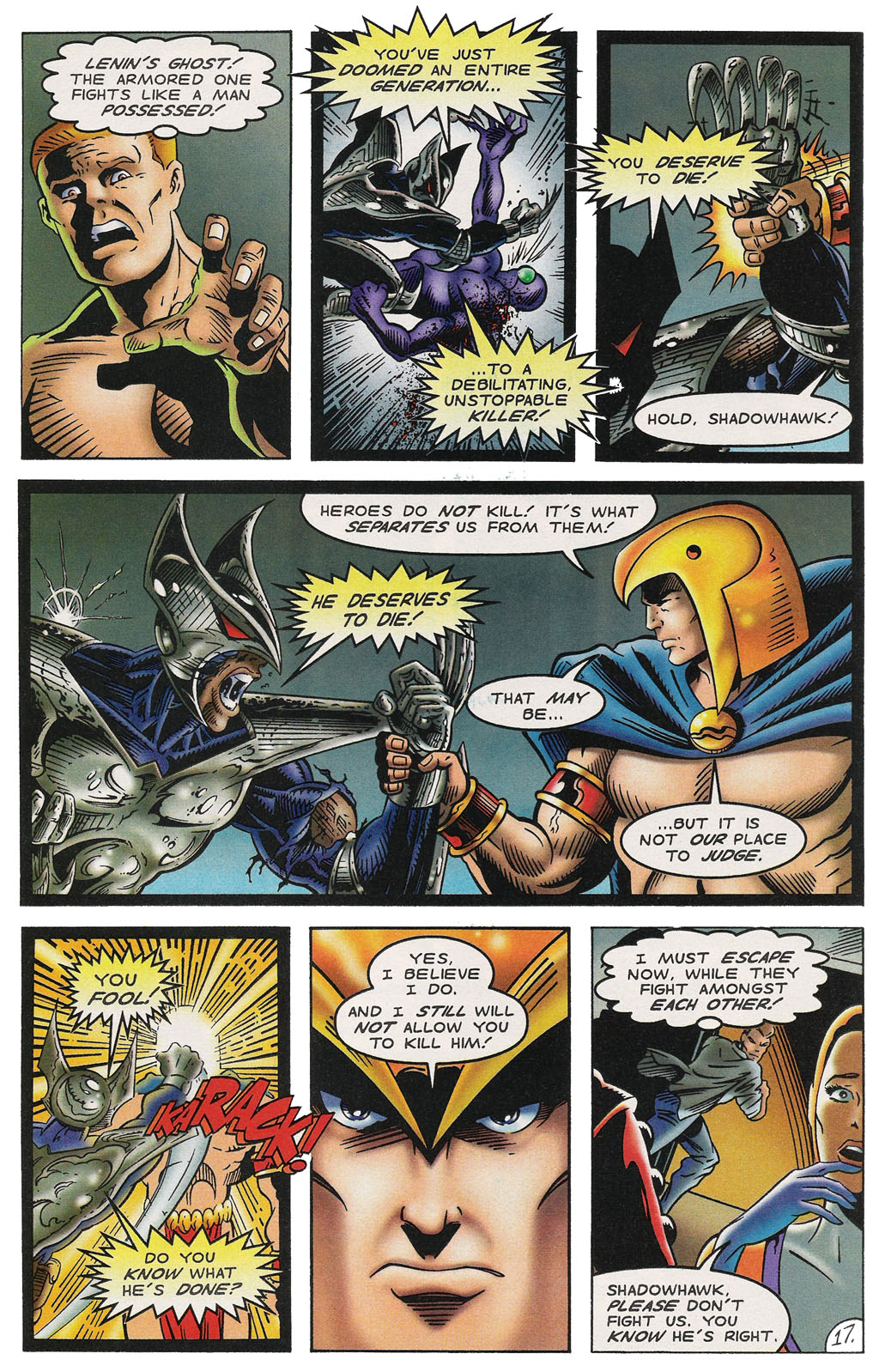 Read online ShadowHawk comic -  Issue #14 - 21