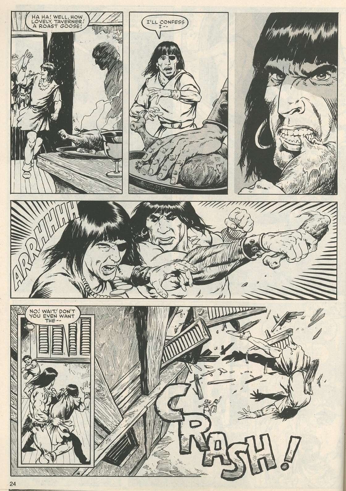 Read online The Savage Sword Of Conan comic -  Issue #111 - 25