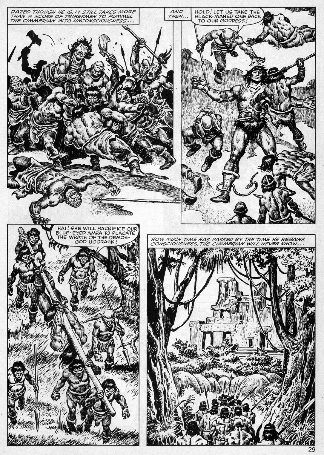 Read online The Savage Sword Of Conan comic -  Issue #100 - 25