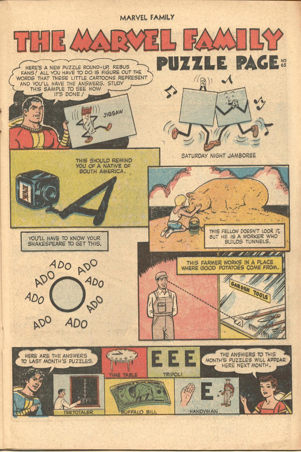 Read online The Marvel Family comic -  Issue #82 - 17
