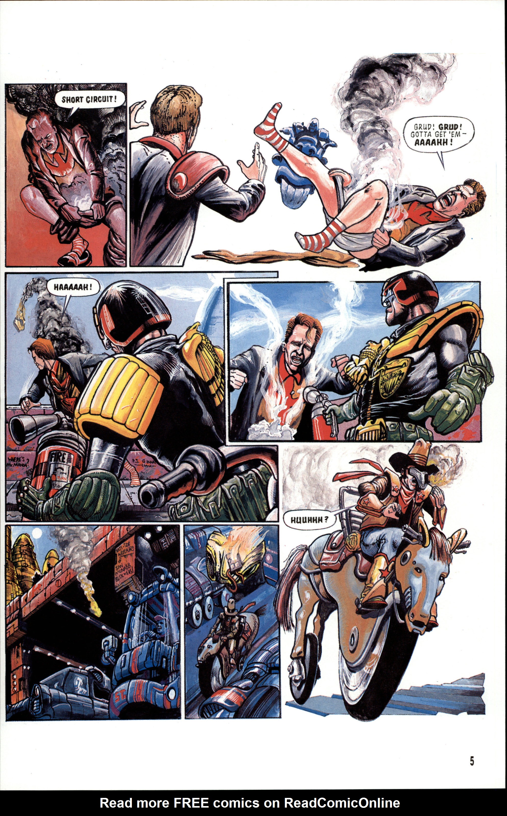 Read online Dredd Rules! comic -  Issue #8 - 7